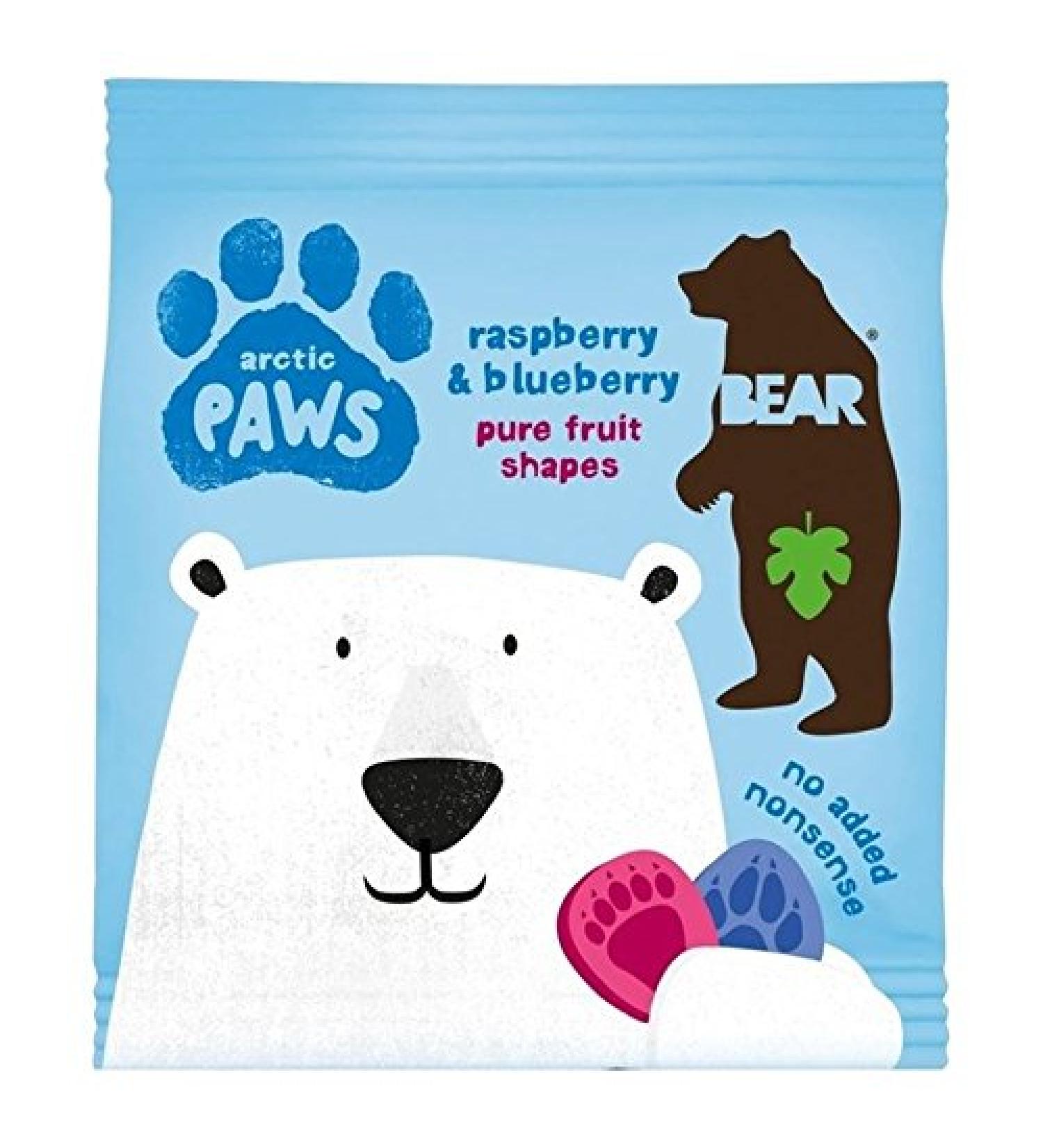BEAR Bear Fruit Paws Arctic Raspberry and Blueberry 20 g