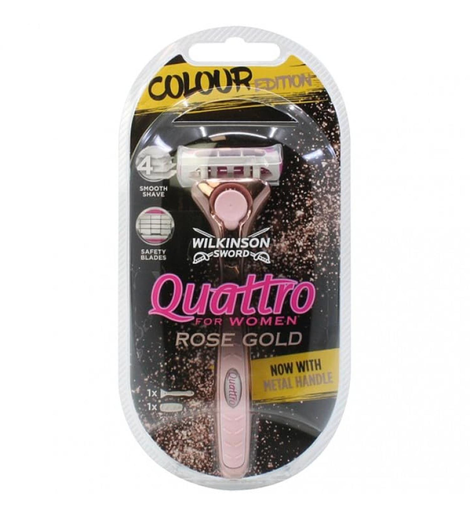 Wilkinson Quattro For Women Razor Rose Gold