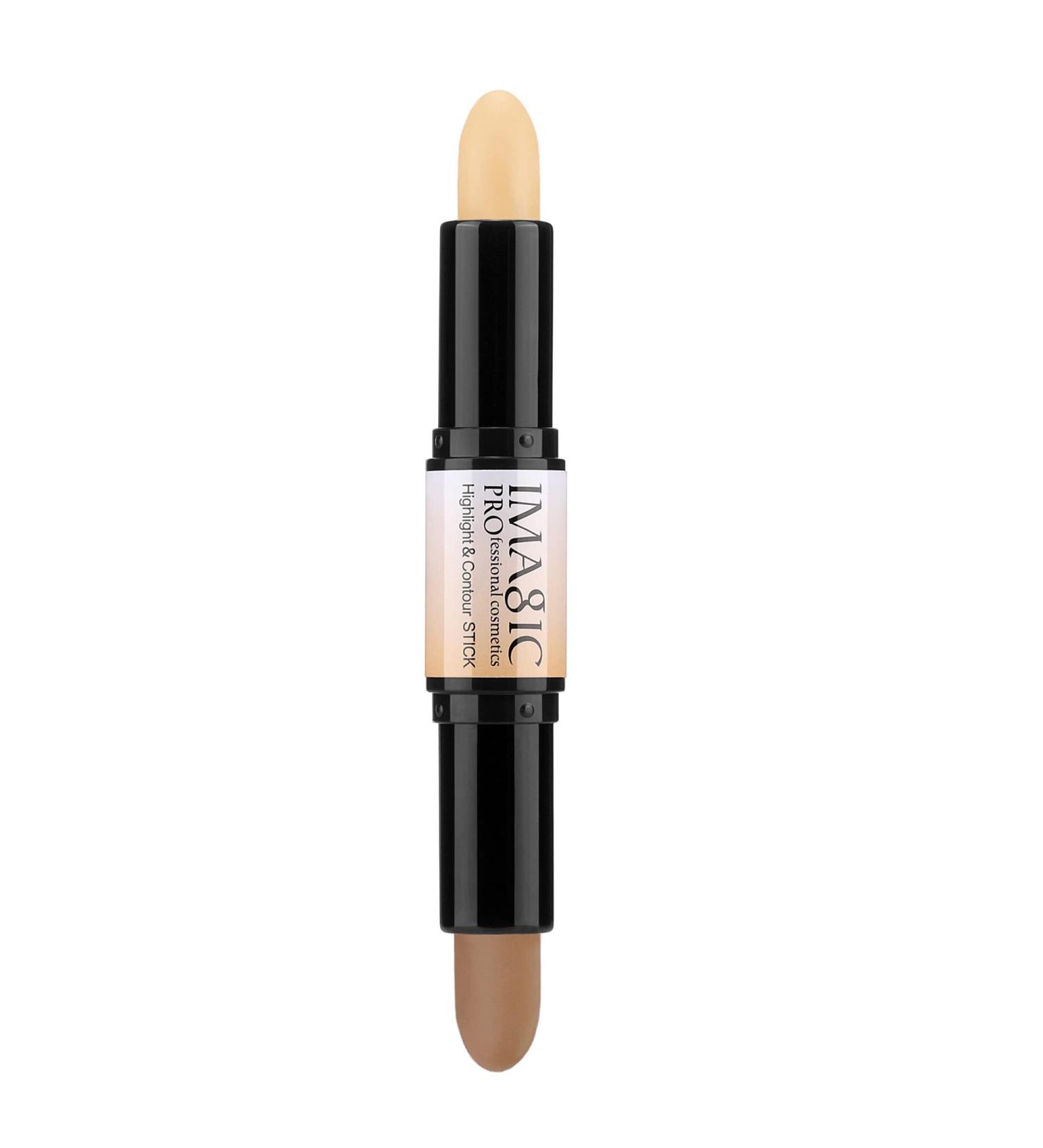 CCbeauty Dual-ended Contour Stick Makeup Kit - Light/Universal | Long Lasting, Waterproof Bronzer & Highlighter Sticks for Face Contouring - Buy Online on GoSupps.com