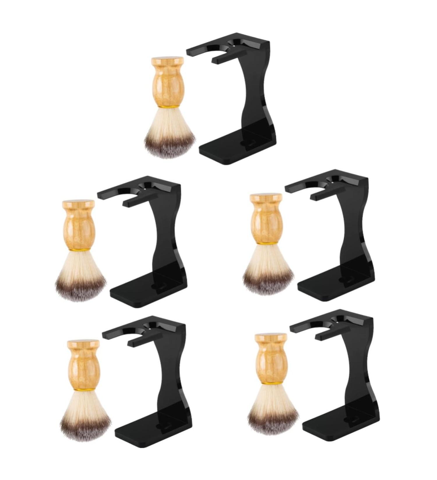 Minkissy 5 Sets Men's Razor Suits - Premium Brazilian Barber Razor Cream & Stand Holder - Perfect for Grooming & Styling - Buy Online on GoSupps.com