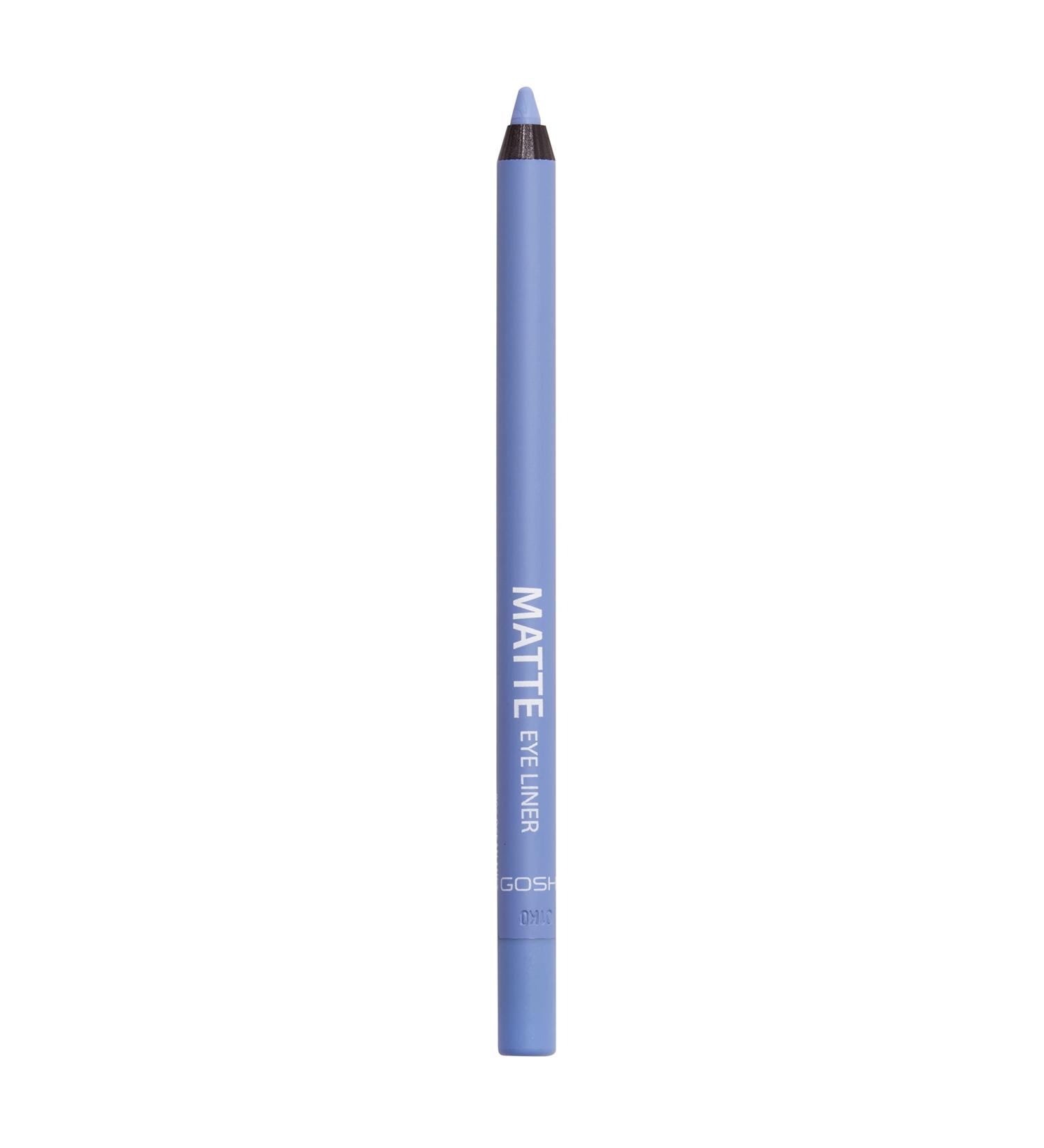 Buy Gosh Matte Eyeliner 006 Ocean Manure - Bright Light Blue Creamy Texture High Opacity Vegan & Perfume-Free | Ideal for Smokey Eyes | 1 Piece - Buy Online on GoSupps.com