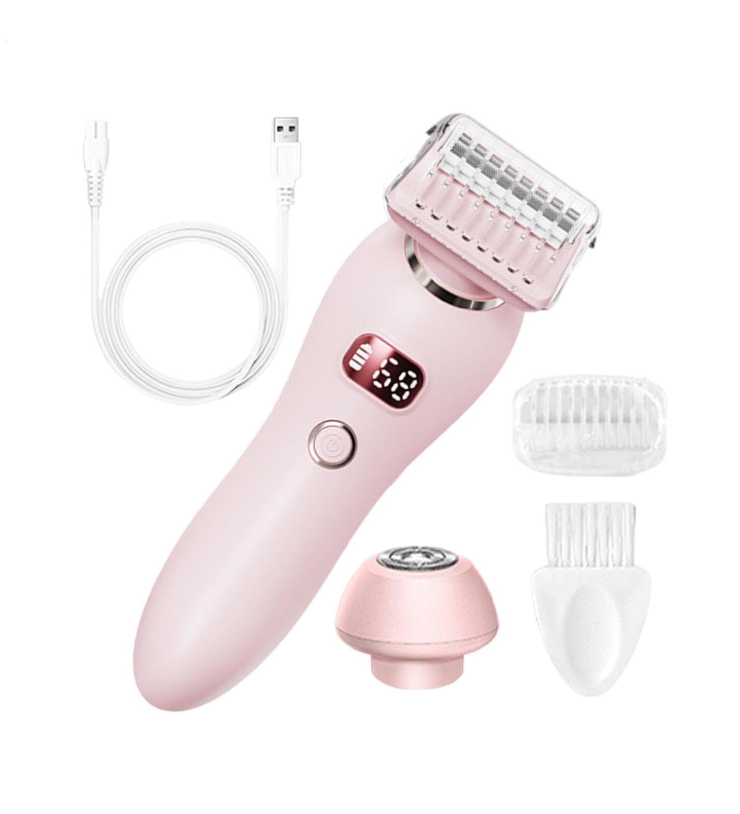 Electric Trimmer for Women Hair Clipper for Women Hair Remover for Women Versatile Personal Groomer for Women Facial Shaver Body Hair Bikini Trimmer for Wet and Dry Pink - Buy Online on GoSupps.com