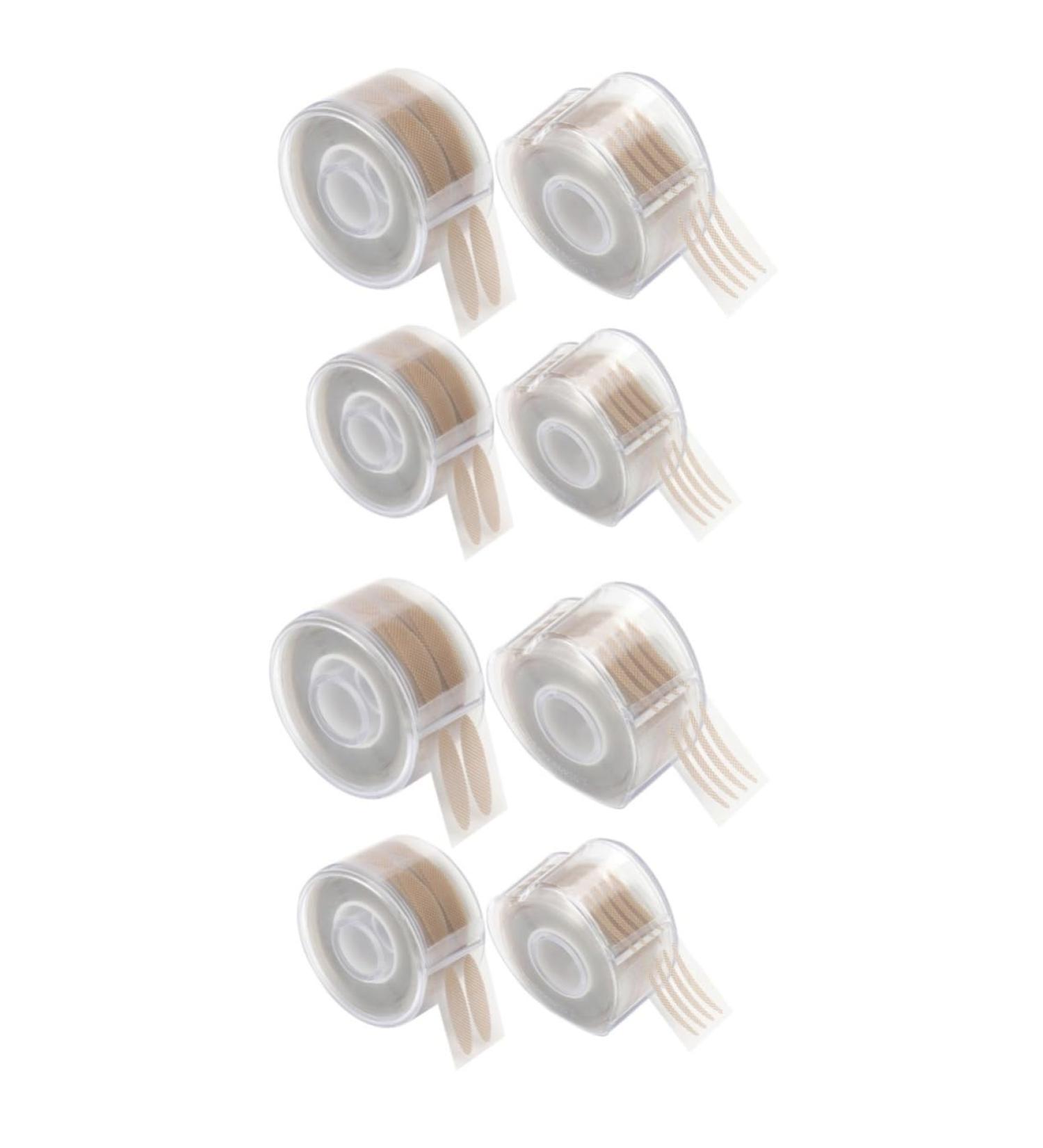 Didiseaon 8 Rolls Roll Double Eyelid Sticker Watereyelid Stickers Double Eye Lifter Strips Two Sided Tape Double Sided Eyelid Tape Boost Stickers Invisible Breathable Adhesive Material Round - Buy Online on GoSupps.com