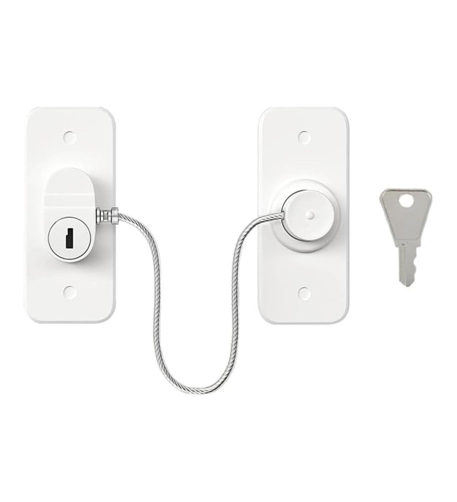 1 Pcs Window Safety Locks Window Door Restrictor Security Lock Child Baby Safety Self Adhesive Security Fridge Door Lock No Punching Pet Window Restrictor Window Locks Child Safety - Buy Online on GoSupps.com