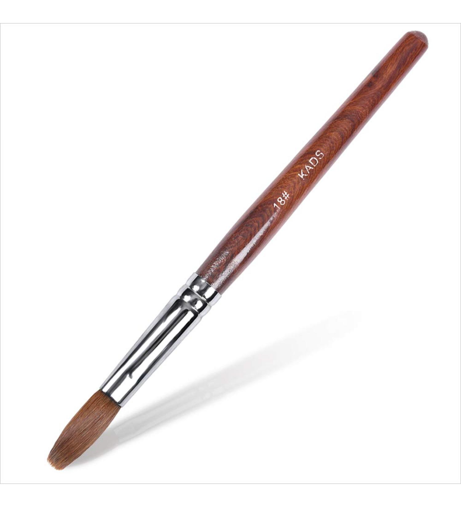 Kads Kolinsky Acrylic Nail Brush - Premium Rosewood Nail Art Tool for Perfect Manicure | International Shipping Available - Buy Online on GoSupps.com