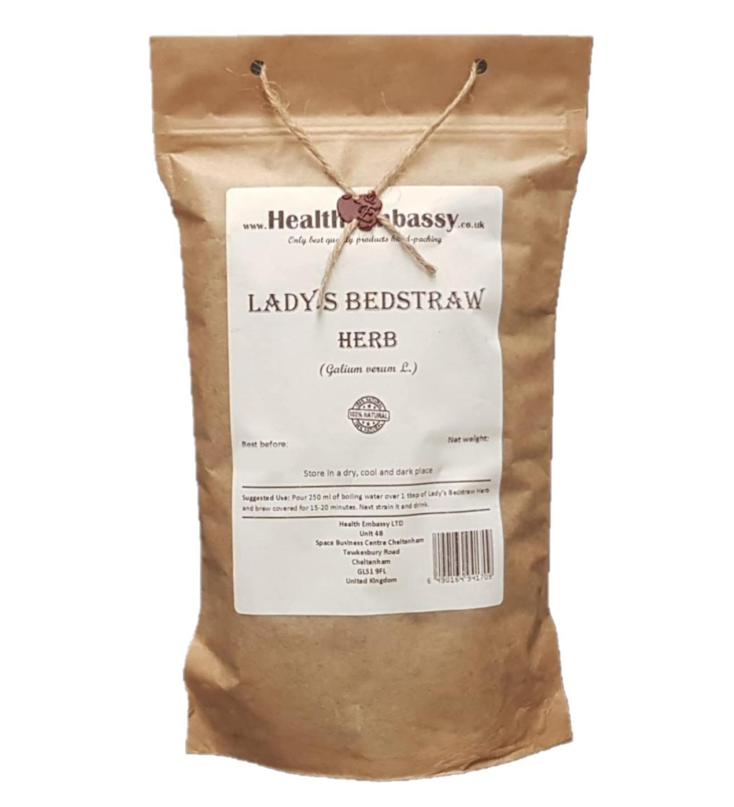 Health Embassy Herb Gaillet Yellow Herb Tea | Galium Verum L | Ladys Bedstraw Herb Tea 50g - Buy Online on GoSupps.com