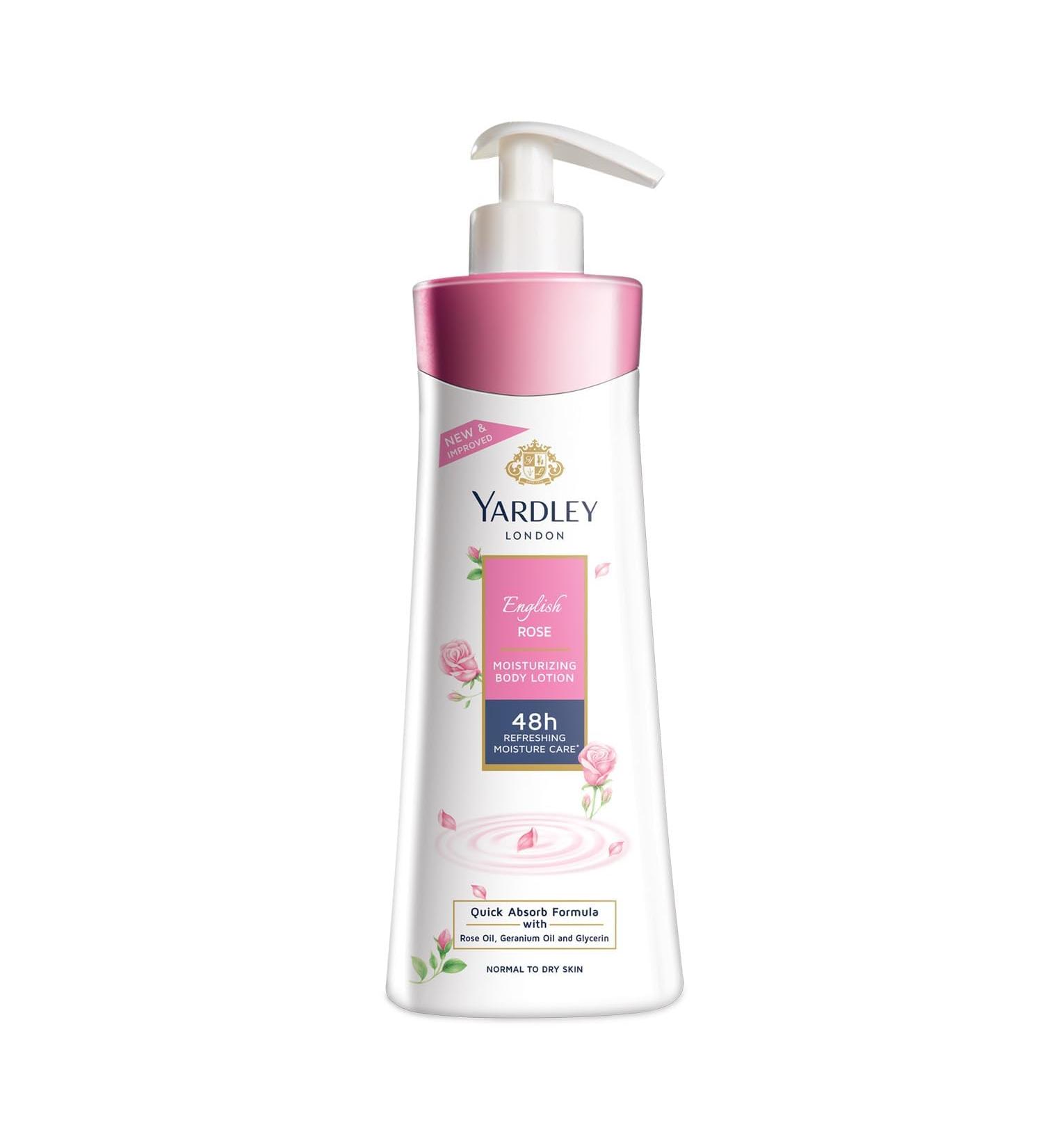 Yardley London English Rose Hand & Body Lotion for Women - 350ml | International Shipping Available - Buy Online on GoSupps.com