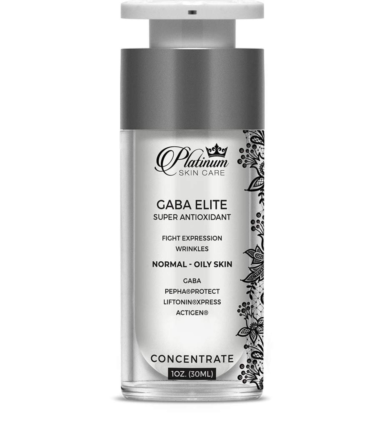 Platinum Skin Care GABA ELITE Super Antioxidant Wrinkle Cream 1oz.