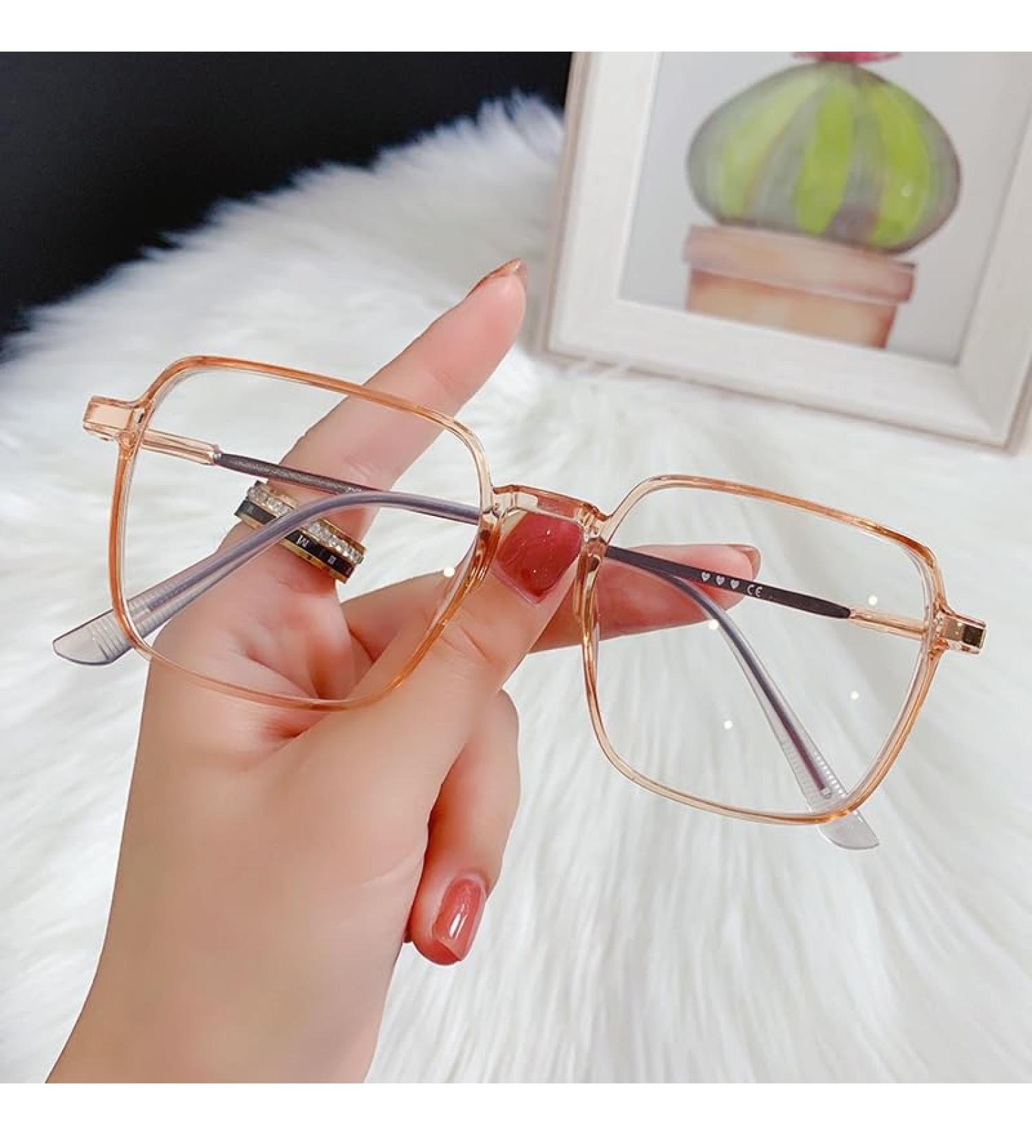 Fatigue Relief Square Reading Glasses | Blue Light Blocking Computer Readers | +100 Large Flat Light Mirror - Buy Online on GoSupps.com