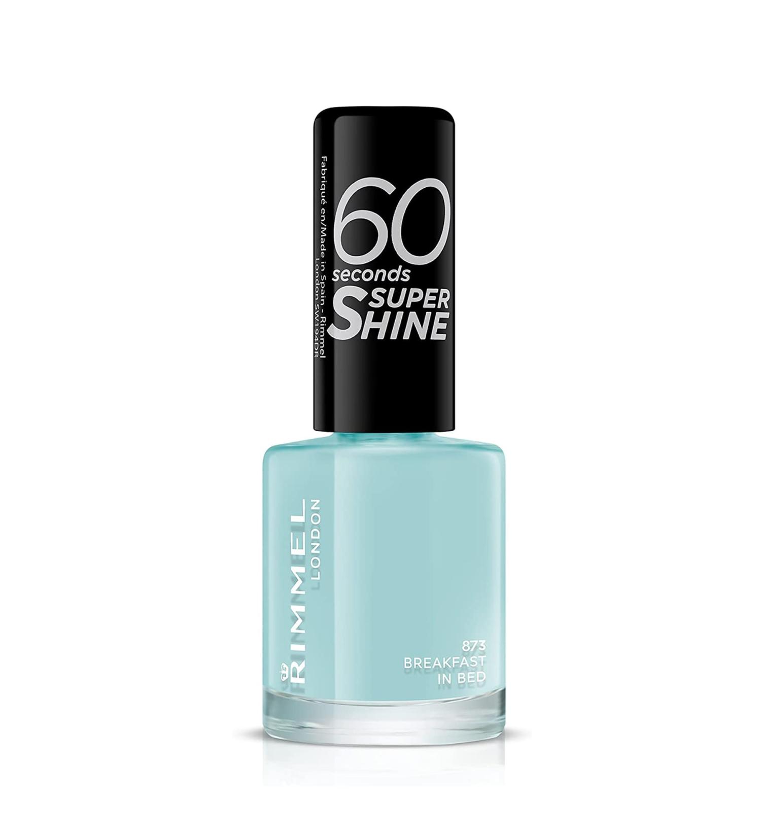 Rimmel 60 Seconds Super Shine Nail Polish - 8 ml Breakfast in Bed Breakfast in Bed 8 ml (Pack of 1) - Buy Online on GoSupps.com