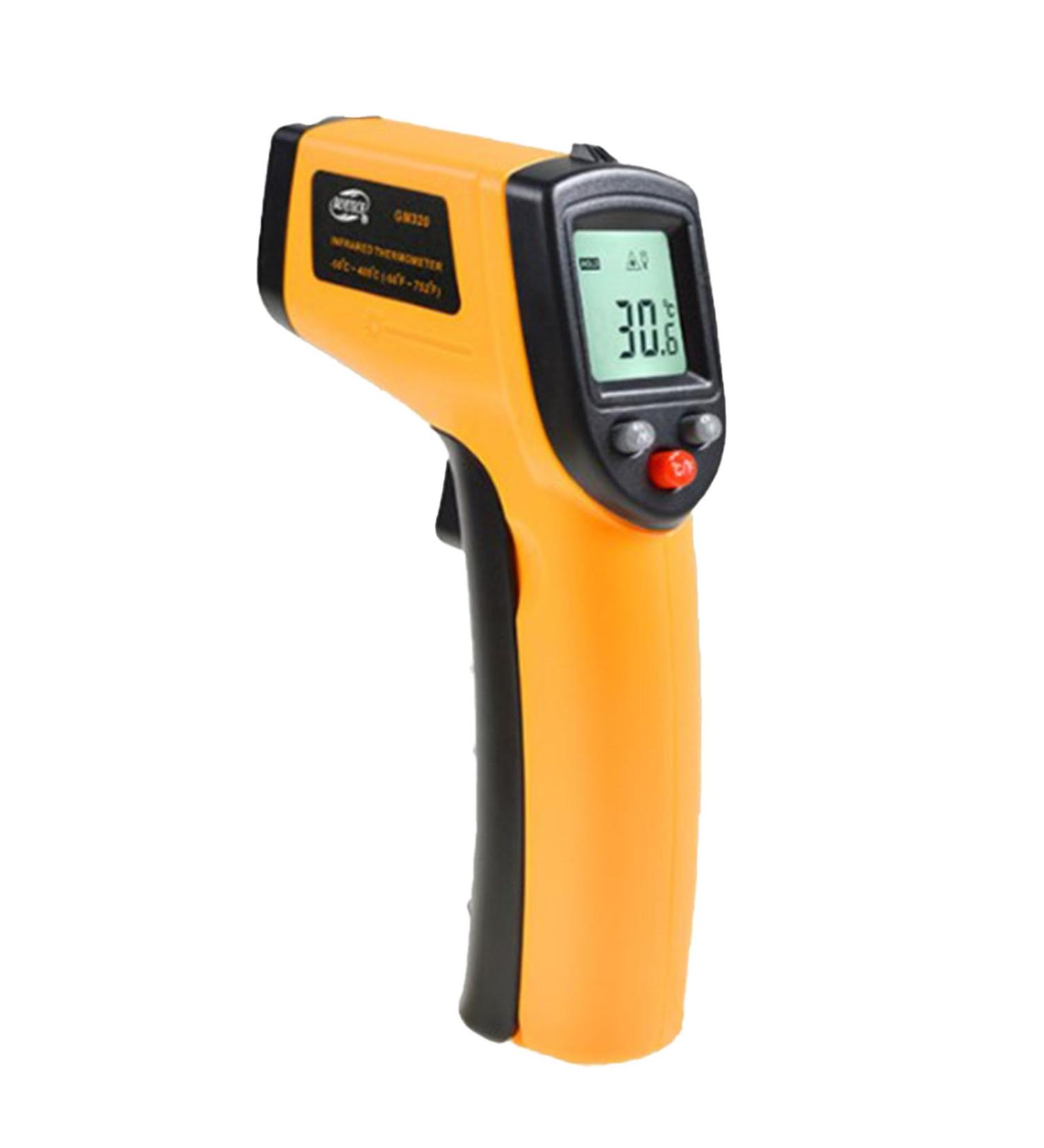 Temperature Measuring Gun - Non-Contact Infrared Thermometer for Cooking & Pizza Oven | High Precision Handheld Laser Thermometer - International Shipping Available - Buy Online on GoSupps.com