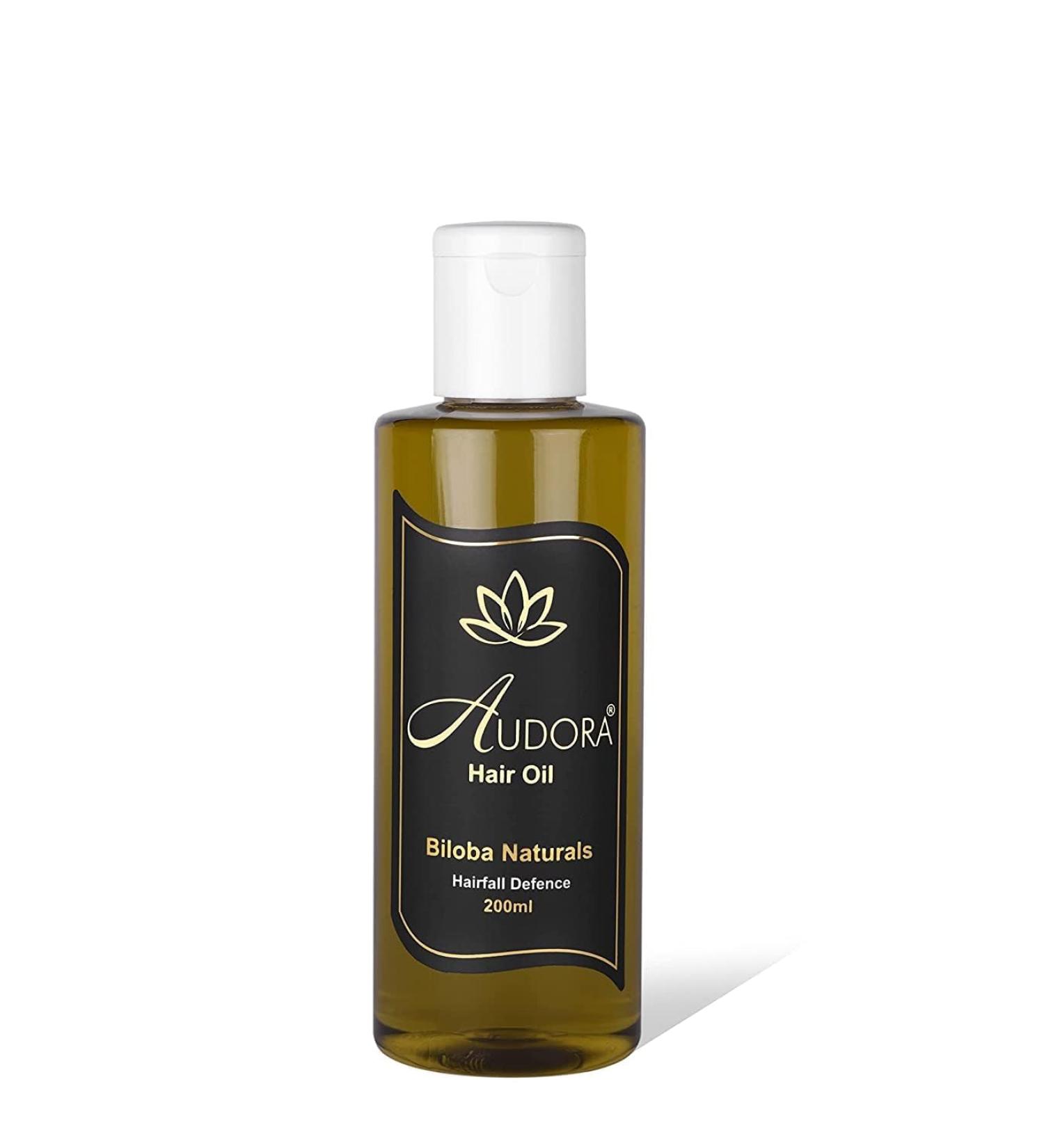 QURA QURA BILOBA Naturals Hair Oil - Controls hair loss - Stimulates hair growth (200 ml)