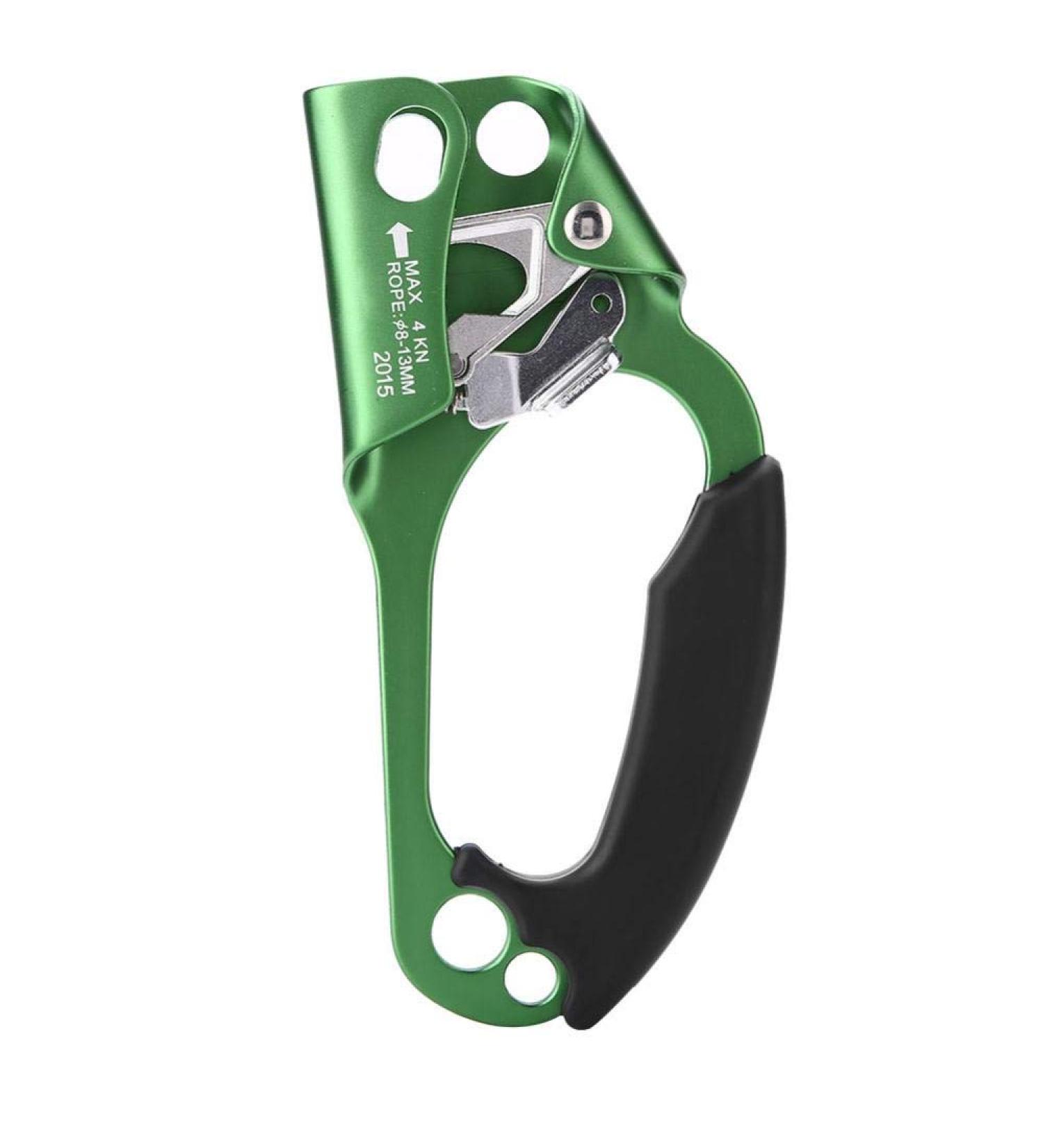Alomejor Climbing Ascender & Descender - Right Hand Lift Clamp for 8mm-13mm Rope - Green Accessory for Enhanced Safety & Performance - Buy Online on GoSupps.com