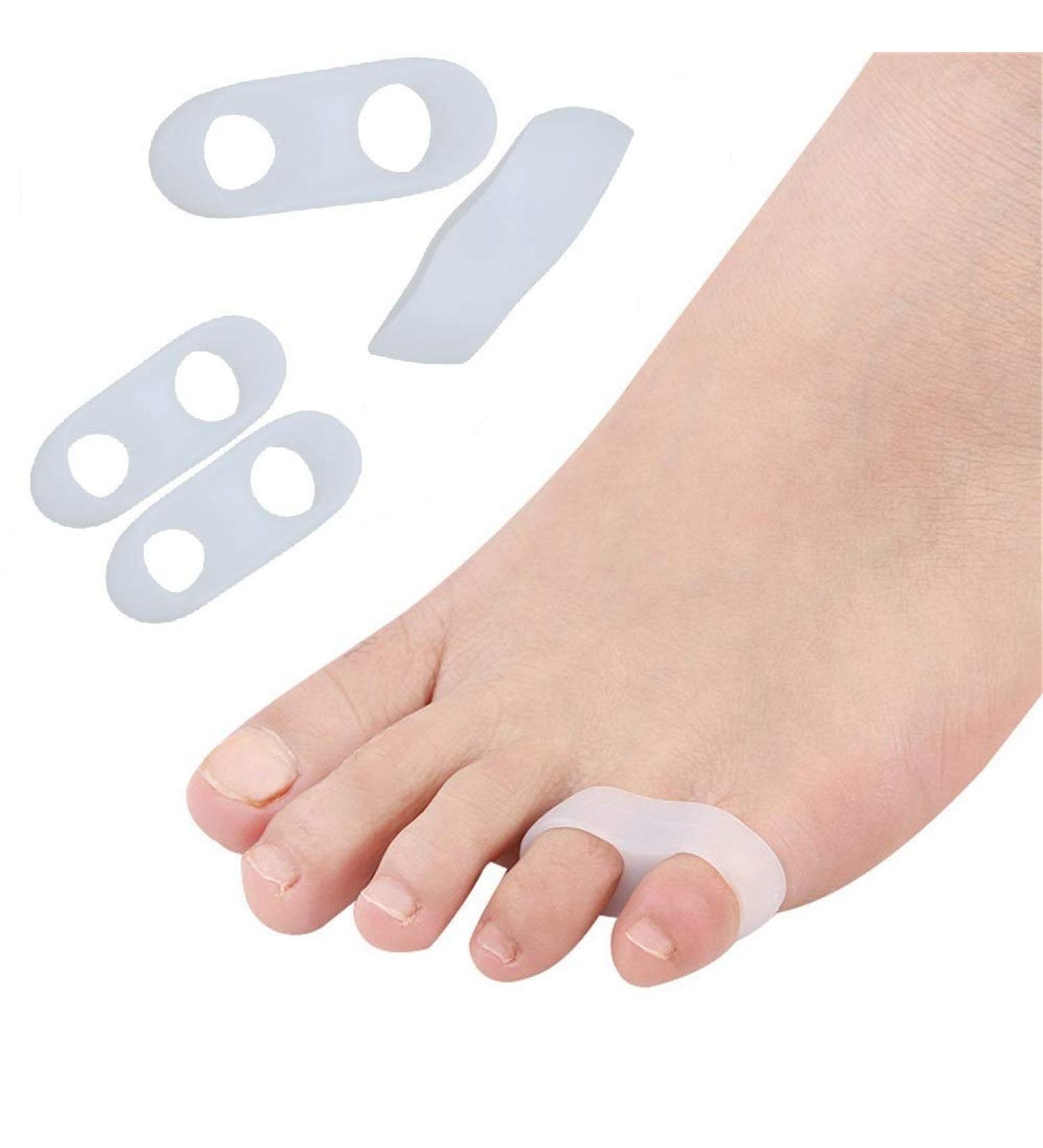 4 Toe Spreader Hallux Valgus Correction & Hammer Toe Protection | Comfort & Relief for Achy Toes - Buy Online on GoSupps.com