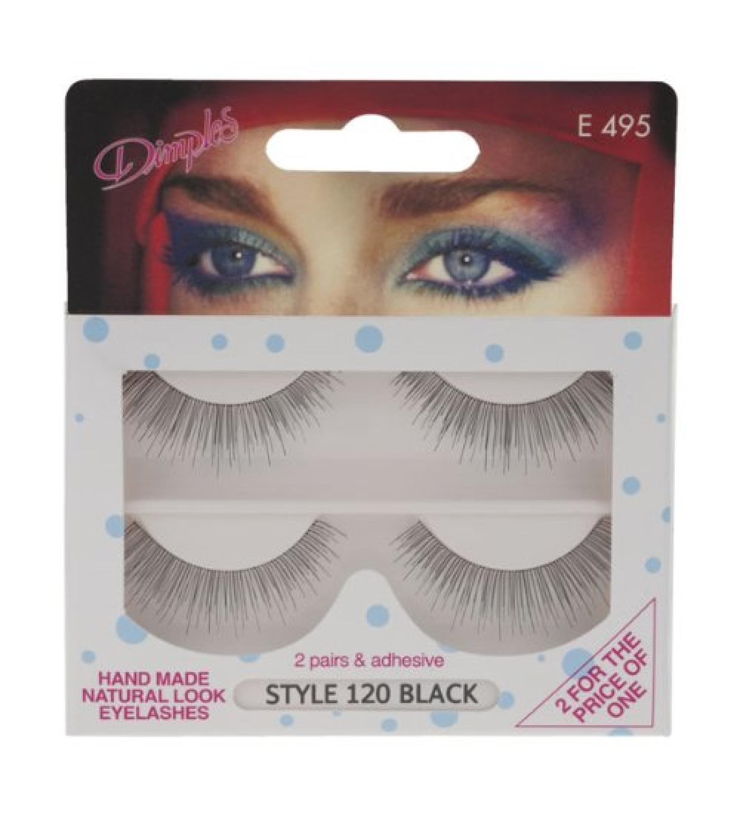 Dimples False Eyelashes Hand Made Natural Look Style 120