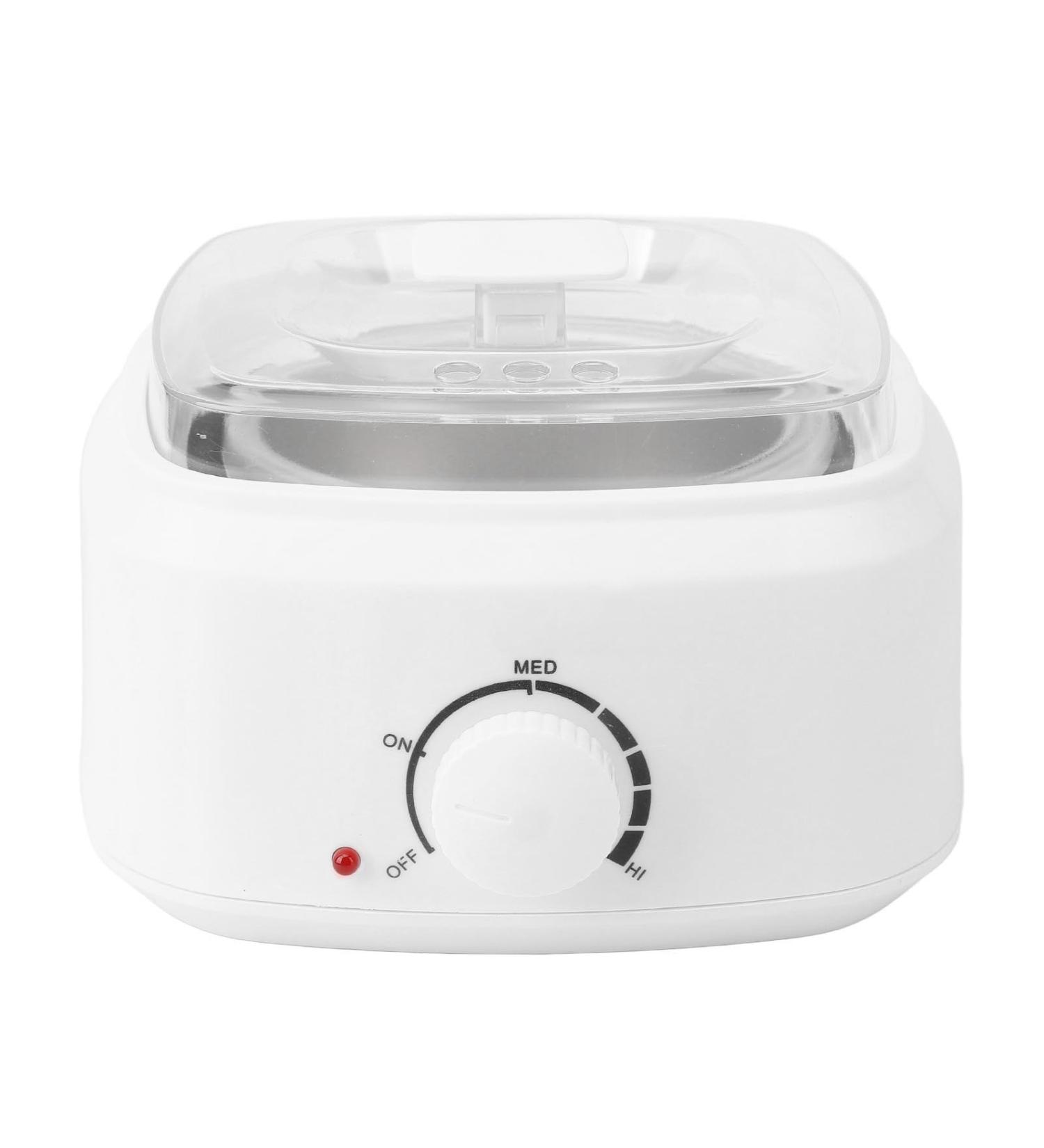 Sonew Mini Wax Warmer - Professional Portable Electrical Hair Removal Wax Warmer with Transparent Lid | 110-240V EU Connector - Buy Online on GoSupps.com