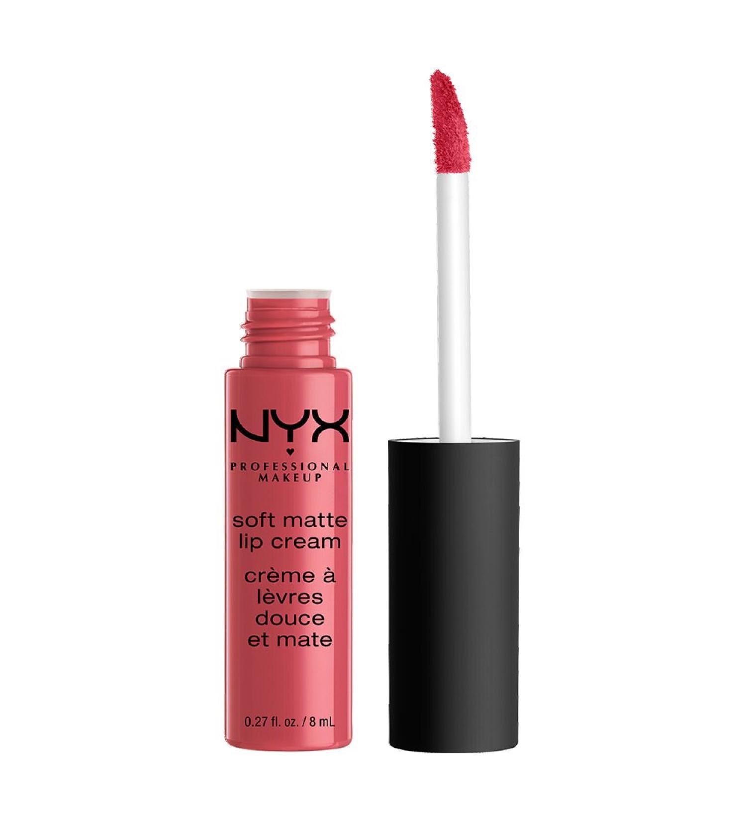 NYX Professional Makeup Soft Matte Lip Cream - Bubblegum Pink | Highly Pigmented Long-Lasting Creamy Matte Finish - International Shipping Available - Buy Online on GoSupps.com