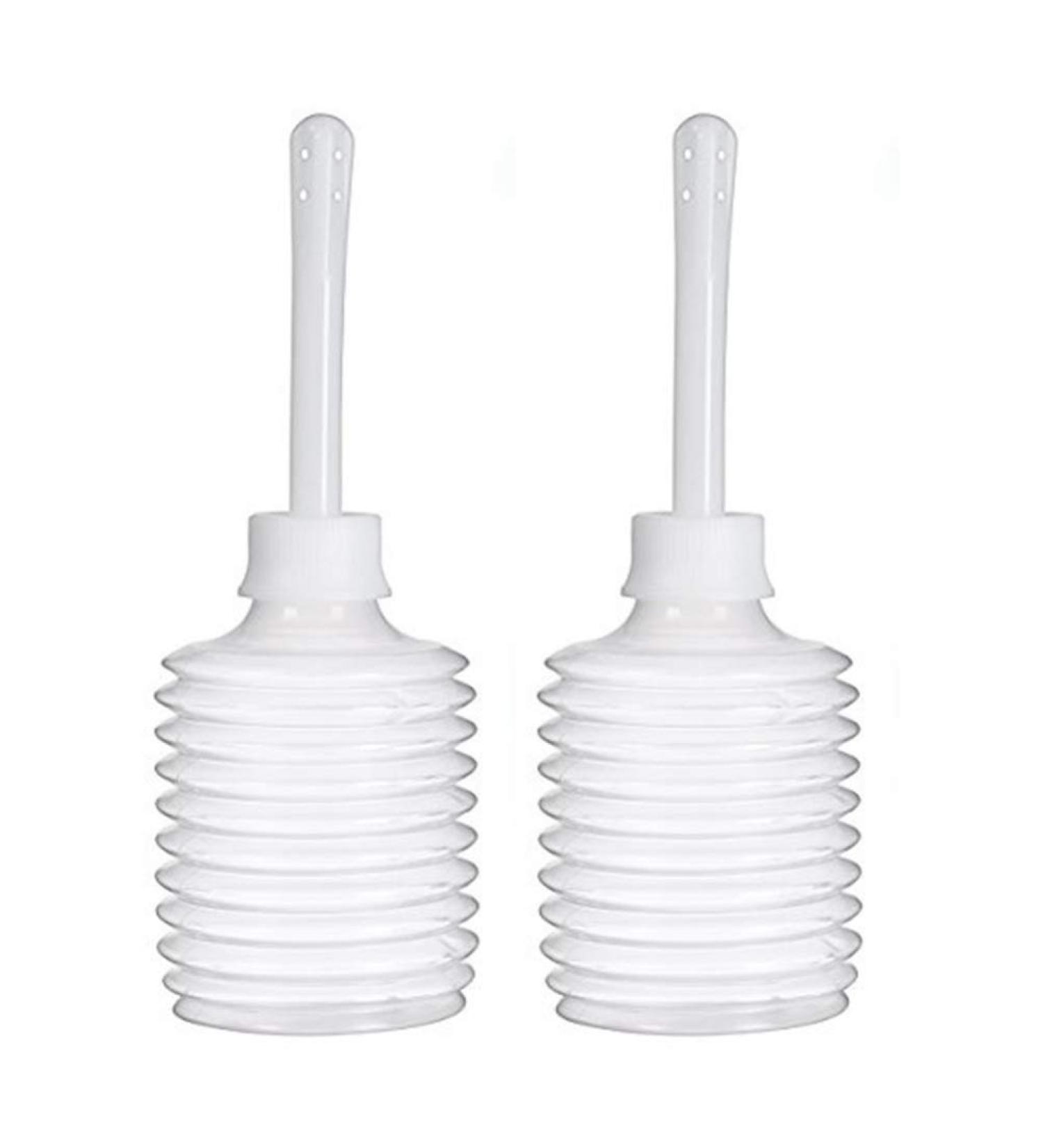 Exceart 2 pcs 180ml Portable Cleaning Shower Applicators | Enema Applicators for Effective Cleaning - International Shipping Available - Buy Online on GoSupps.com