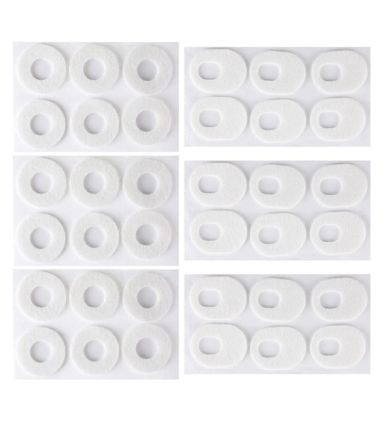 FOMIYES 6Pcs Corn Cushions & Callus Removers - Self-Adhesive Treatment Pads for Foot Care - Toe Protectors to Reduce Pain (White) - Buy Online on GoSupps.com