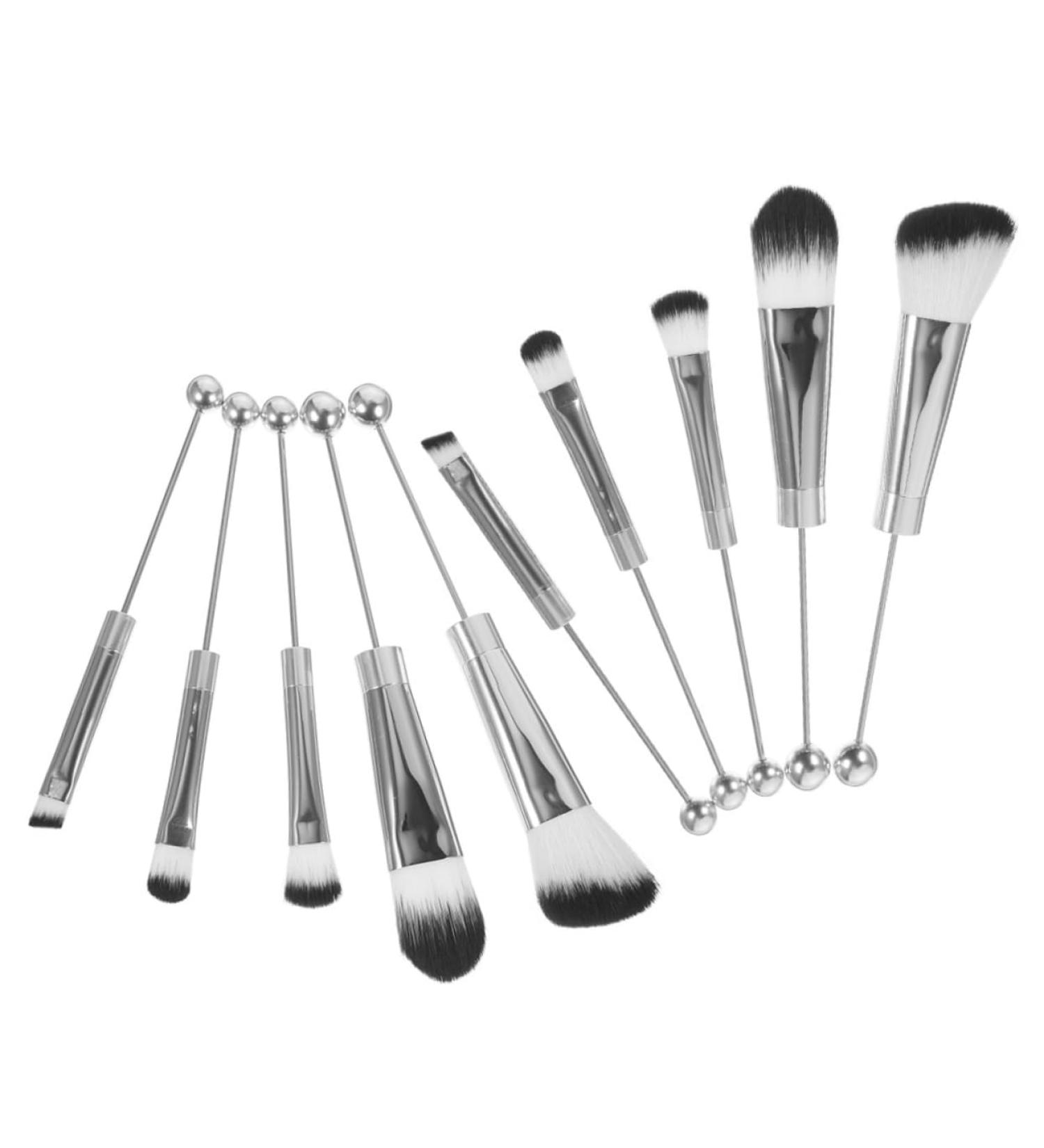 2 Sets of Makeup with Metal Handle Cosmetic Brush Travel Makeup Brush Set Eye Makeup Brush Mix Oblique Eyebrow Brush Powder Brush Travel Painting - Buy Online on GoSupps.com