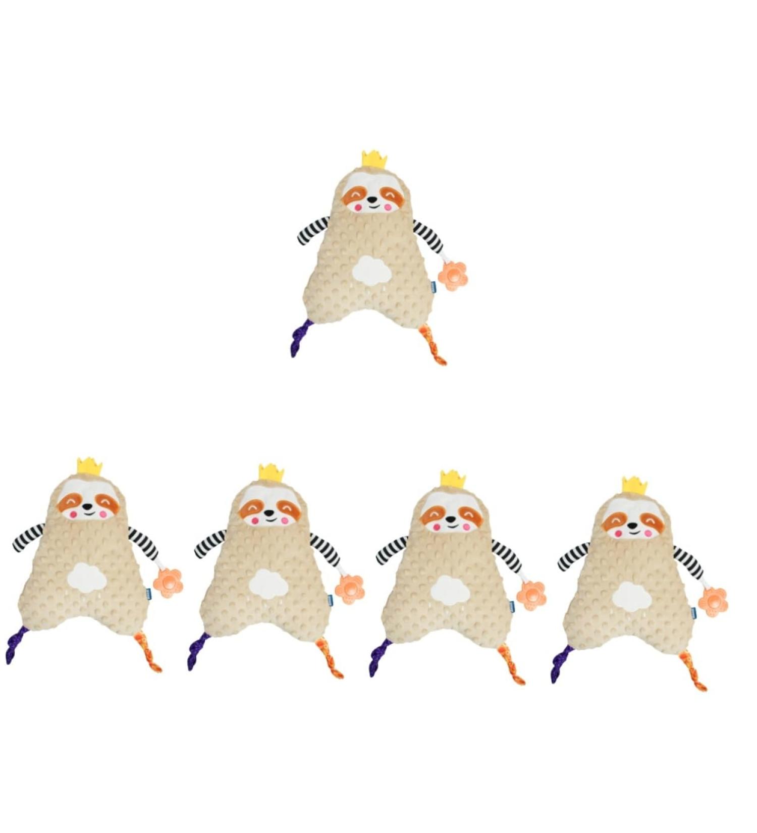Ibasenice 5-Stage Baby Comfort Towel & Blanket | Muslin Pacifier for Babies | Calming Plush Toys | Soft PP Cotton Filling - Buy Online on GoSupps.com