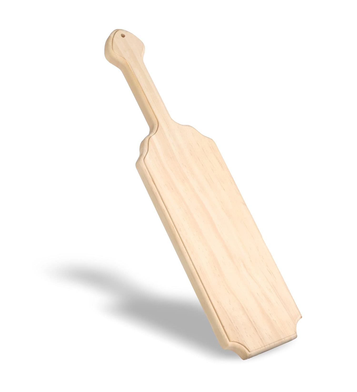 15 Inch Unfinished Wooden Greek Fraternity Paddle - Solid Pine Wood DIY Home Decor - Buy Online on GoSupps.com