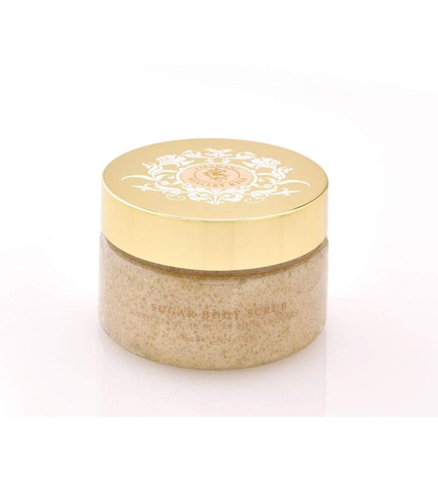 Shelley Kyle Tiramani Sugar Body Scrub - Gentle Exfoliator with Shea Butter for Softer Radiant Skin - 300ml - International Shipping Available - Buy Online on GoSupps.com