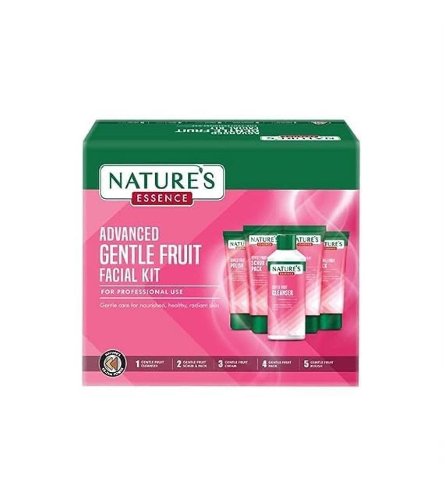 Nature's Essence Advanced Gentle Fruit Facial Kit - Radiant Skin Treatment 17.6 oz | Buy Internationally - Buy Online on GoSupps.com