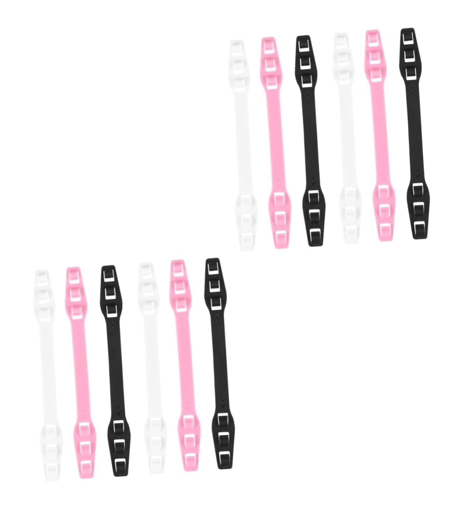 Healeved 12 STK Mask Accessories - Non-Wired Hook Ear Comfort & Face Cover Clamps for Adults & Kids - Secure & Stylish Ear Rope - 16x1.7cm - Ideal for Face Masks - Buy Online on GoSupps.com