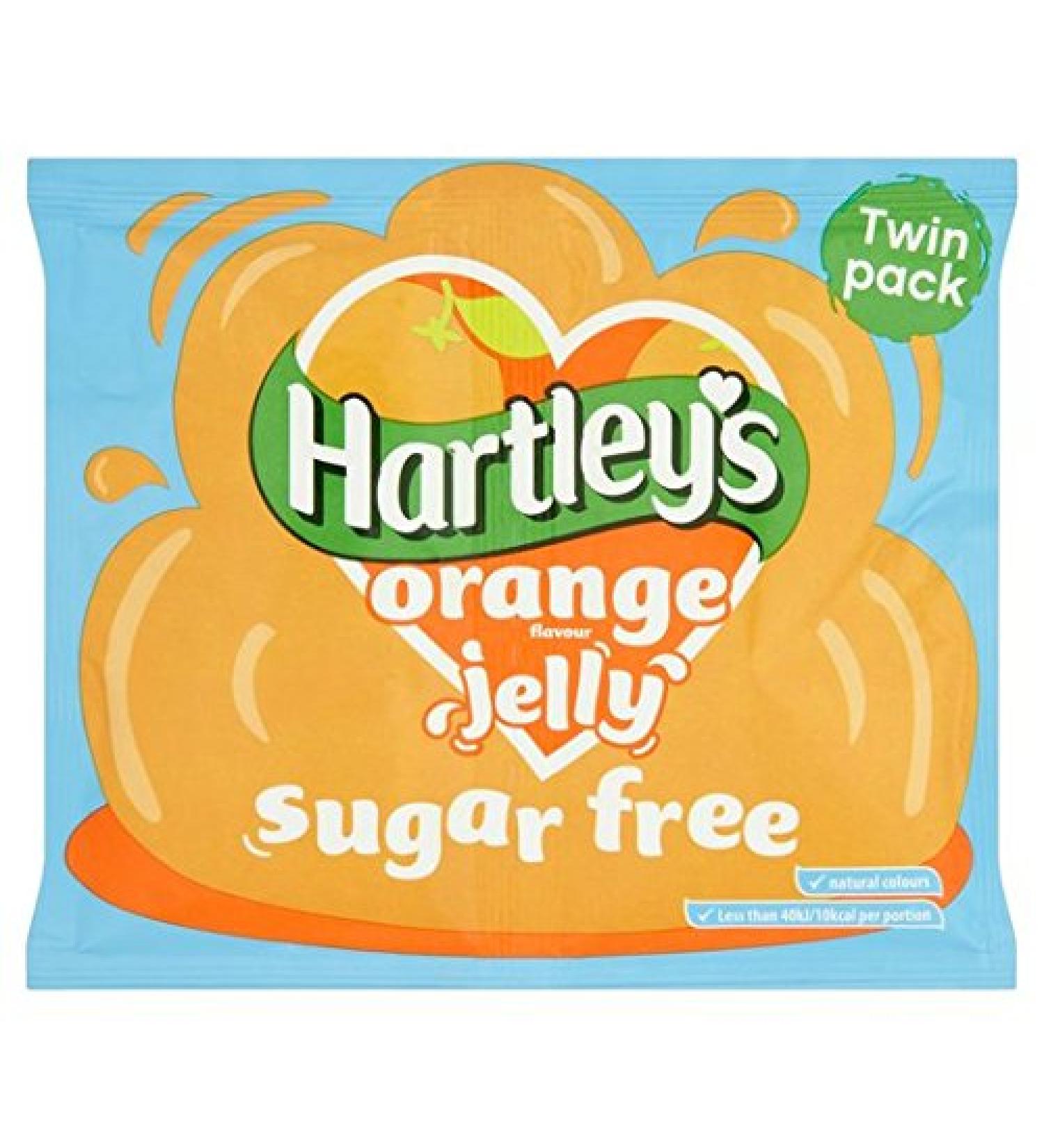 Hartley Sugar Free Orange Jelly Crystals 23g