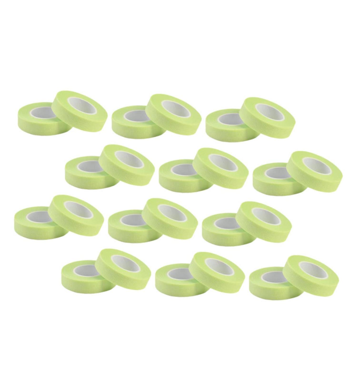 Beavorty 24 Rolls Eyelash tape Adhesive Eyelash Tapes Lash Tape for lash Extension Green Extension Tape makeup tape Beauty Salon Supplies extension sticker Non-woven tape medical - Buy Online on GoSupps.com