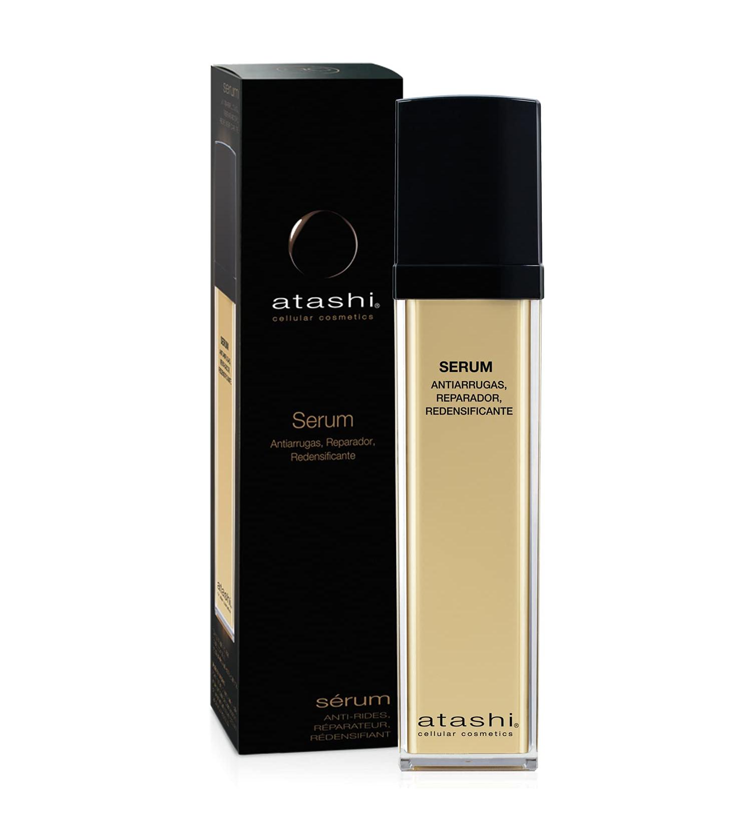 Atashi AntiGrocery AntiWrap Repair Serum Lifting effect Repairs and renew Corrects deep wrinkles and imperfections Stimulates collagen production Gardenia and black pearl 50 ml - Buy Online on GoSupps.com