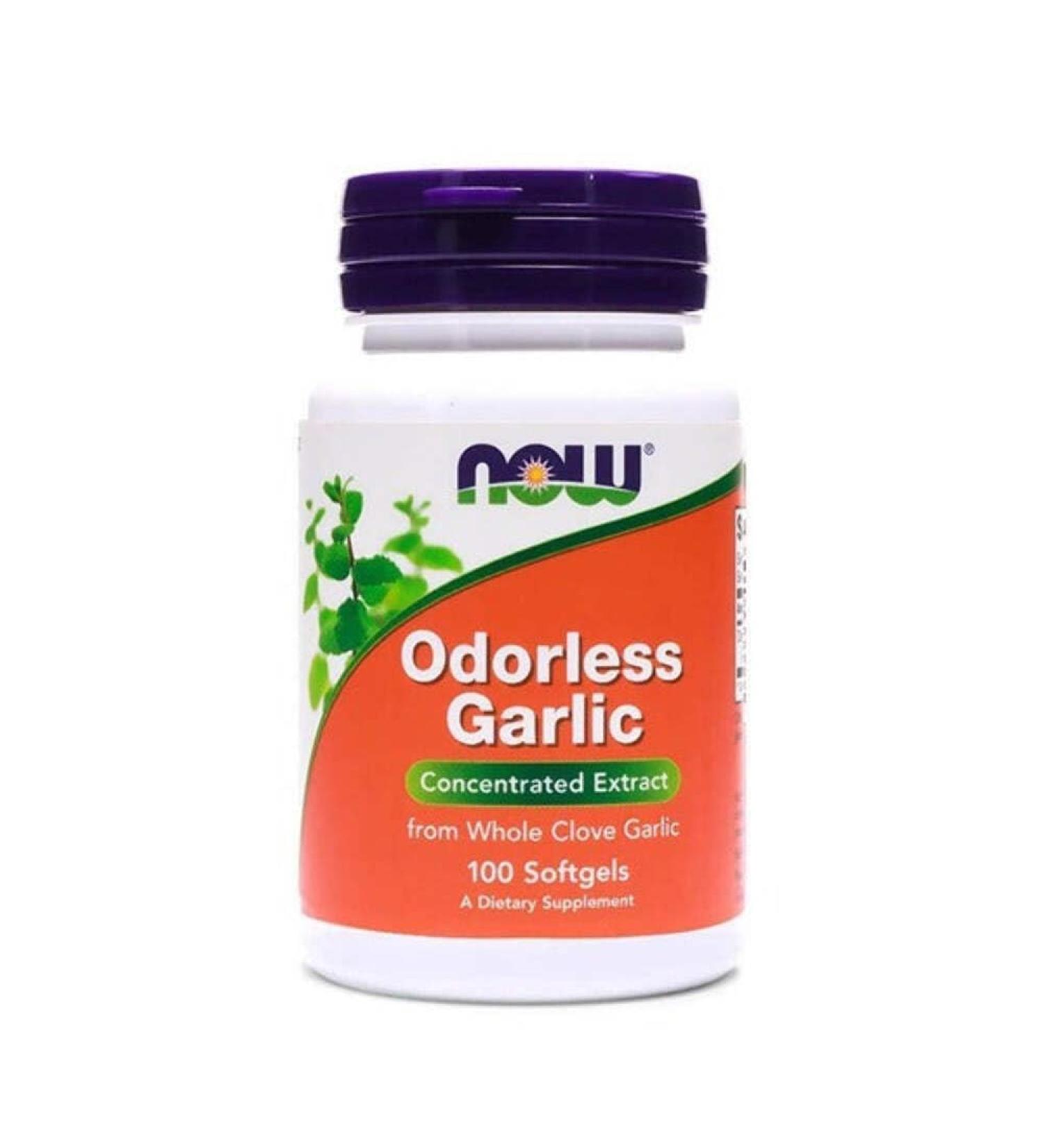 NOW FOODS Odorless Garlic Original Sg 100 Count