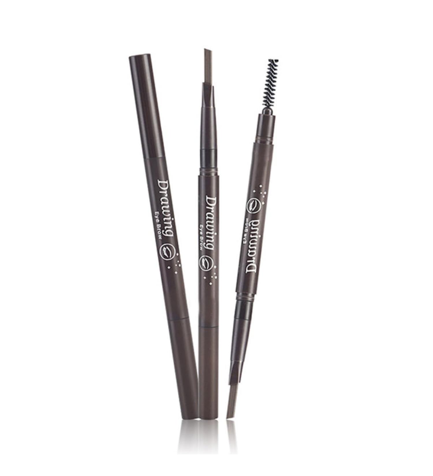 NOLITOY 2 1 Eyebrow Brush Eyebrow Pen Scissor Bumper Eyebrow Pencils Five Colors To Rotate - Buy Online on GoSupps.com