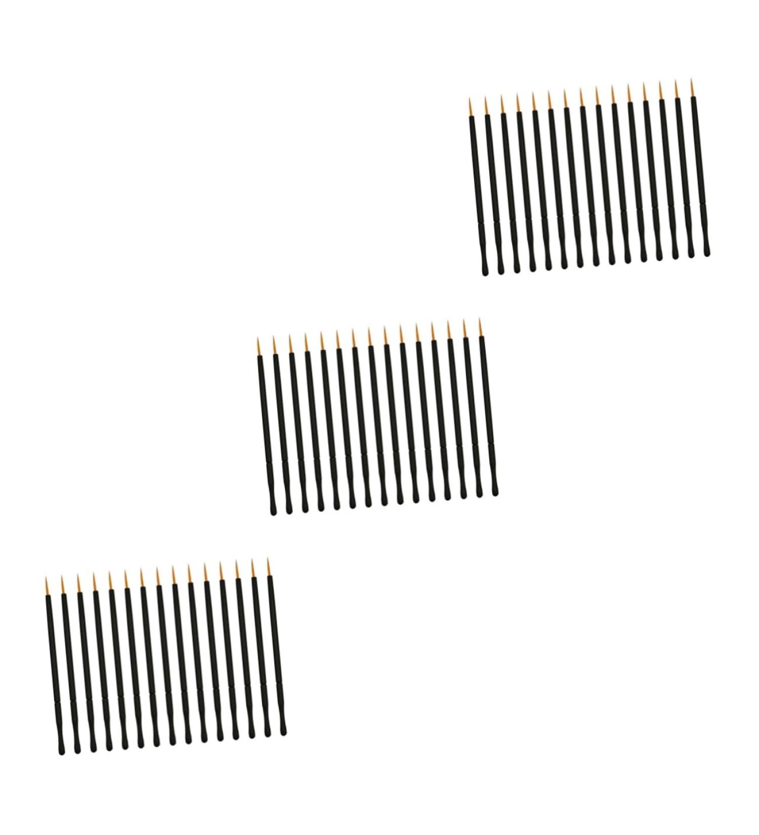 Housoutil 150 Pcs White Eyeliner Gel Eyeliner Pot Eye Makeup Tools Eyeliner Brush Liquid Eyeliner Disposable 10X0.5cmx3pcs Orangex3pcs - Buy Online on GoSupps.com