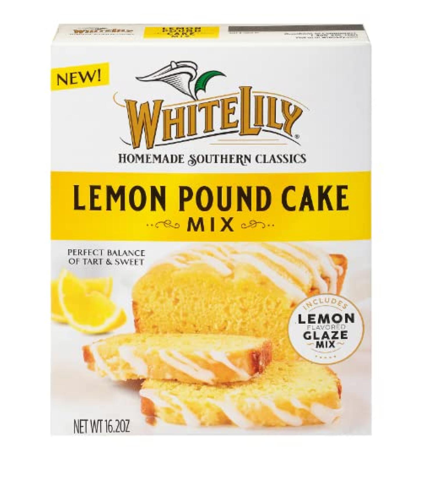 Whitelily lemon pound cake mix Includes lemon glace 2 pack - Buy Online on GoSupps.com