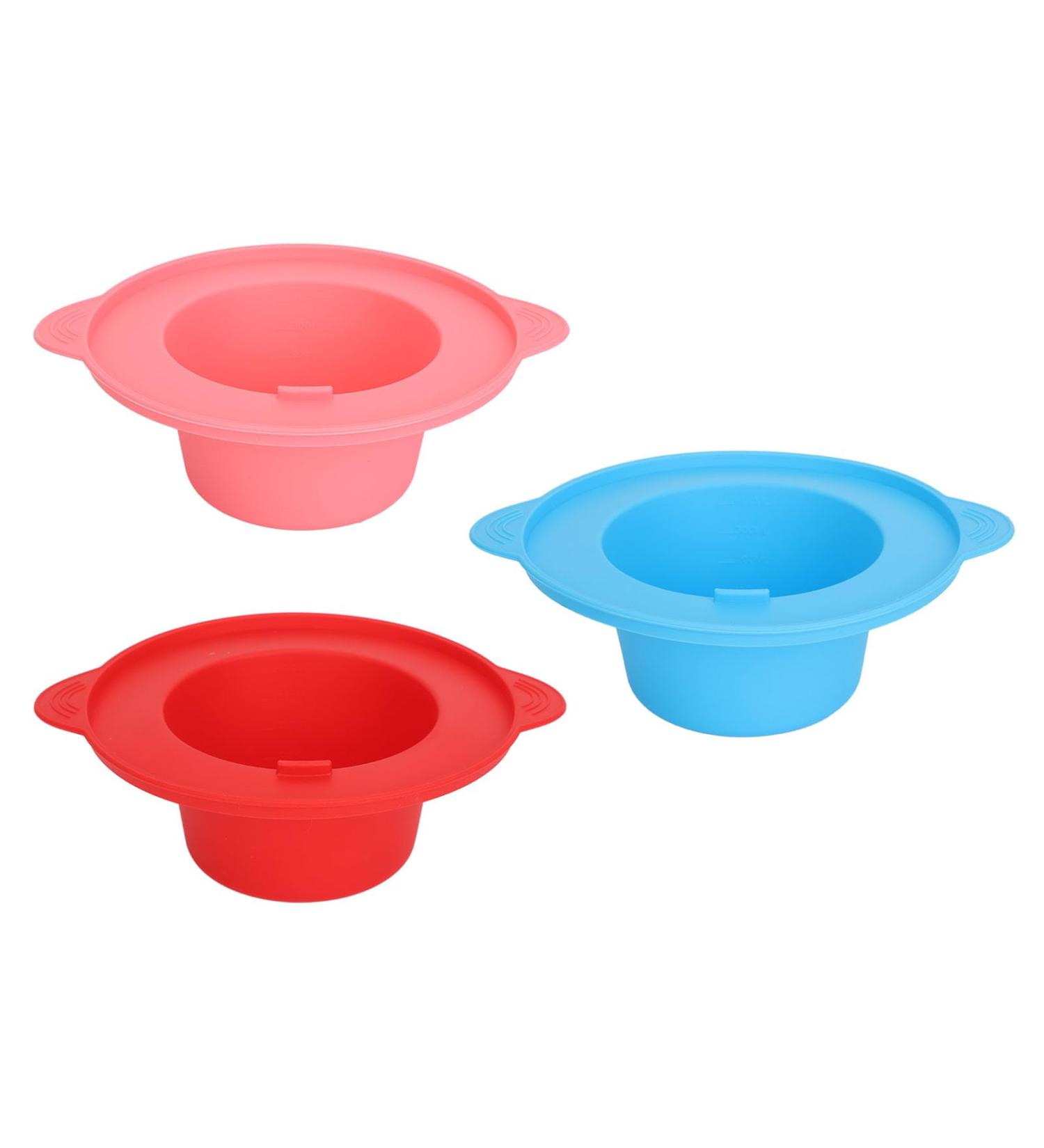 3 Pack Silicone Wax Heater Inserts | Non-Stick Wide Rim Replacement Pots for Hair Removal Wax Melting - International Shipping Available - Buy Online on GoSupps.com