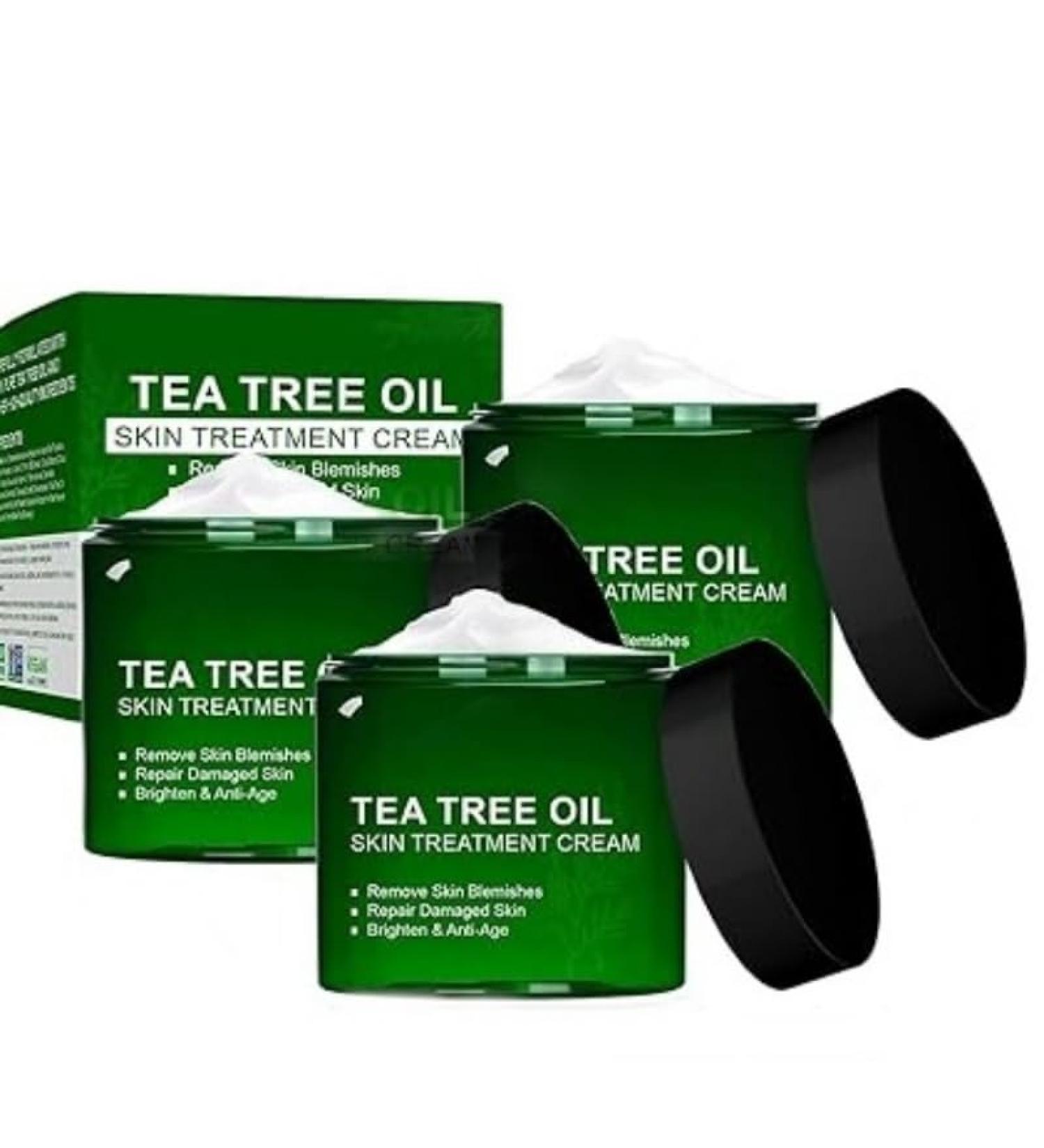 DermaPure Tea Tree Healing Cream Professional Tea tree Skin Repair Cream Natural Ingredients T-ea Tree Oil Skin Creams for All Skins Types (3) - Buy Online on GoSupps.com