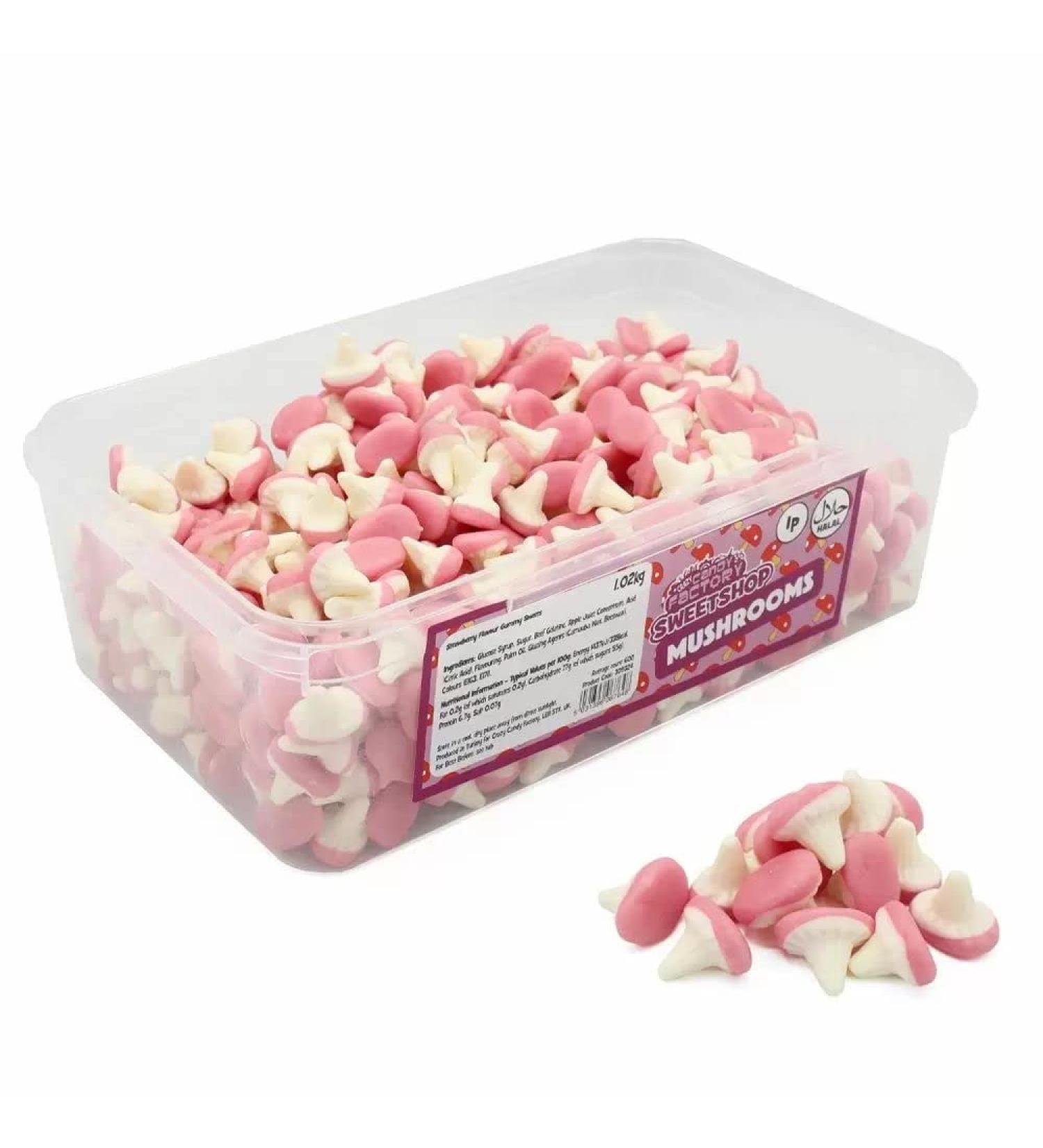 Strawberry Mushrooms - 500g Gummy Sweets