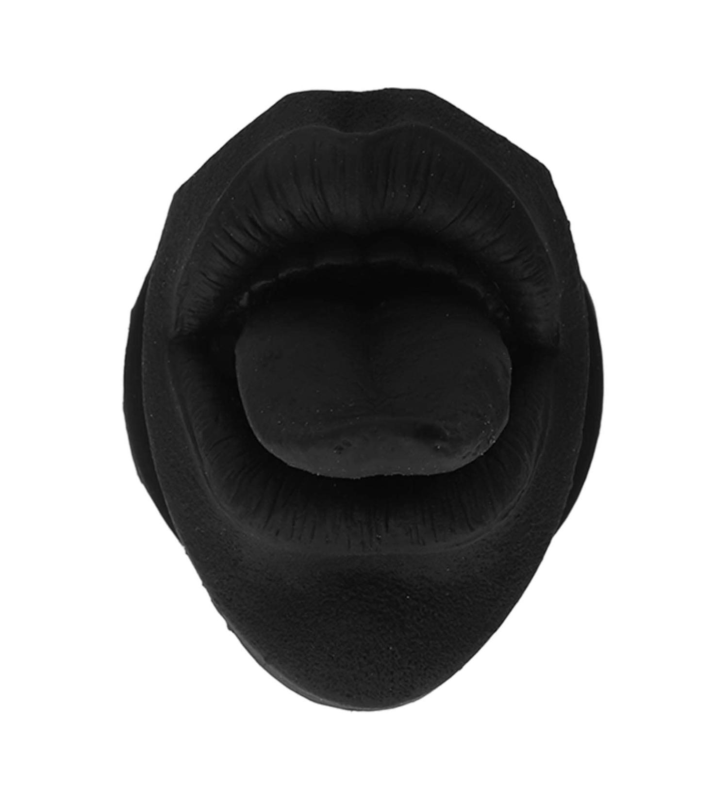 Tongue Puncture Practice Tool - Realistic Silicone Oral Tongue Model with Holder for Lip & Nail Practice (Black) | International Shipping Available - Buy Online on GoSupps.com