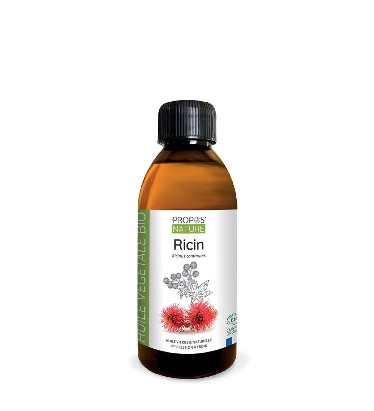 Huile de Ricin Bio - Ricinus communis seed oil - 100% pure et naturelle - premi re pression froid - 200ml - PROPOS'NATURE 200 ML - Buy Online on GoSupps.com