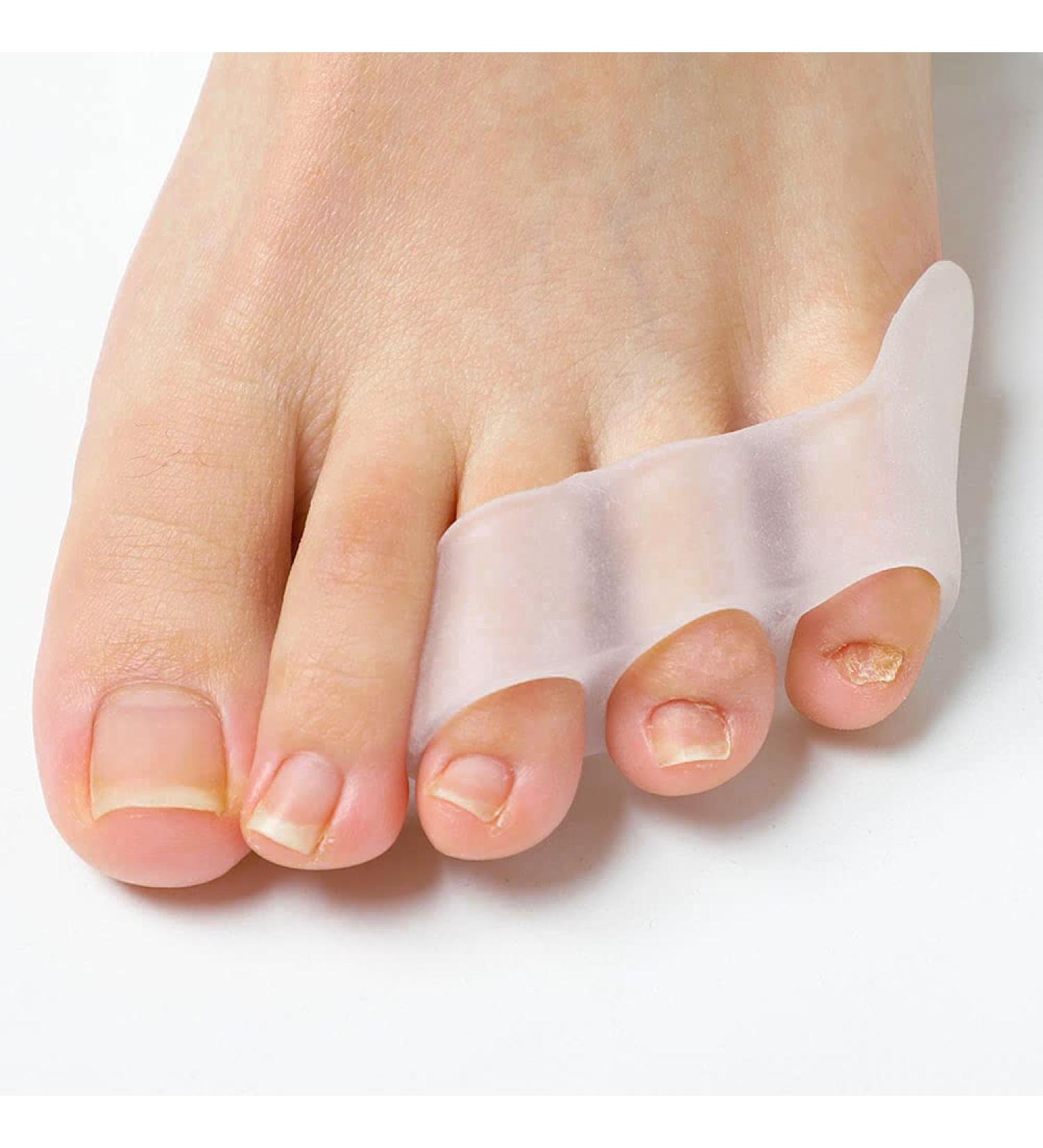 Sumifun Gel Toe Spreader: Silicone Protection for Overlapping & Crooked Toes | Pain Relief for Bunions & Small Toe Corrections - Buy Online on GoSupps.com