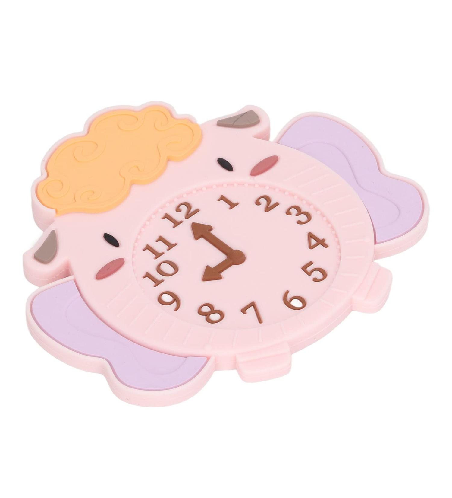 Alarm Clock Shaped Teething Toy for Babies - Bright Color Relief Toy for Gum Soothing (Type 2) - Buy Online on GoSupps.com