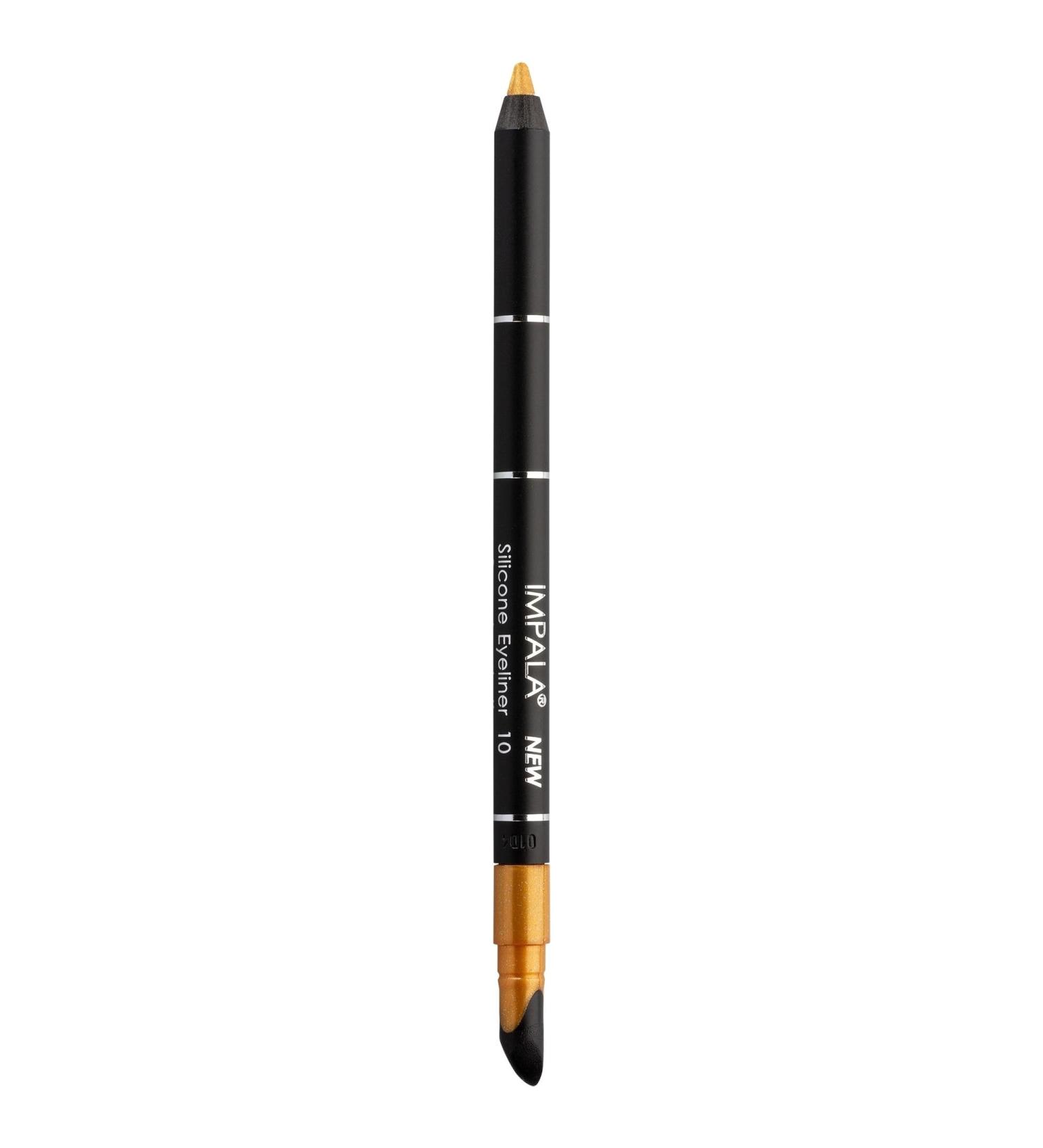 IMPALA Waterproof Eyeliner - Silicone Gold No. 10 | Creamy Texture for Defined or Smudged Look | Long-Lasting & Water-Resistant - Buy Online on GoSupps.com