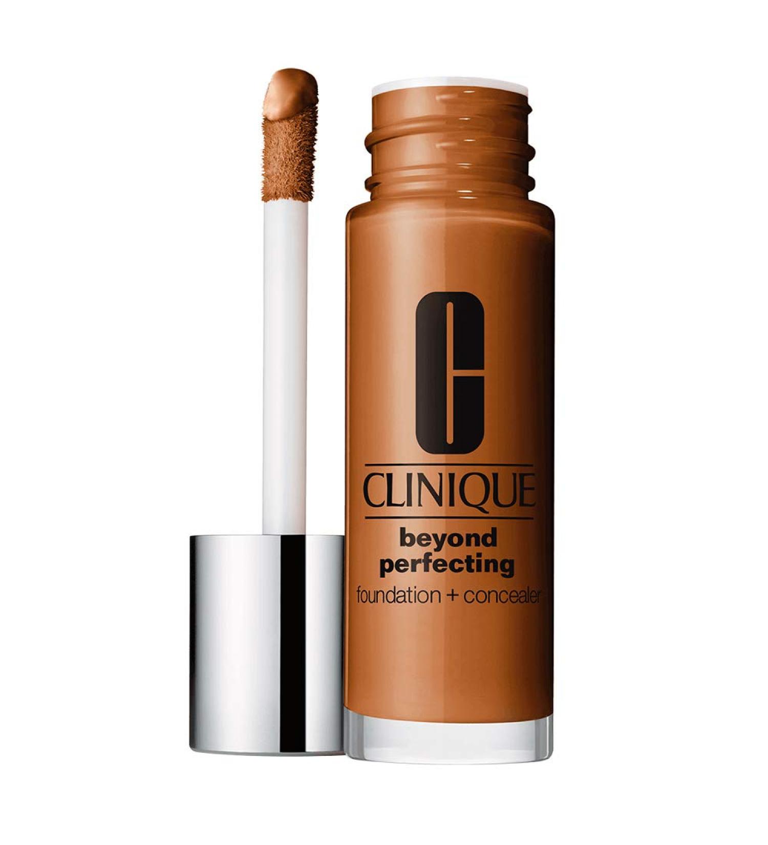 CLINIQUE Beyond Perfecting Foundation+ Concealer 28 Clove 1.0 oz (30ml) - Full Coverage Formula - Buy Online on GoSupps.com