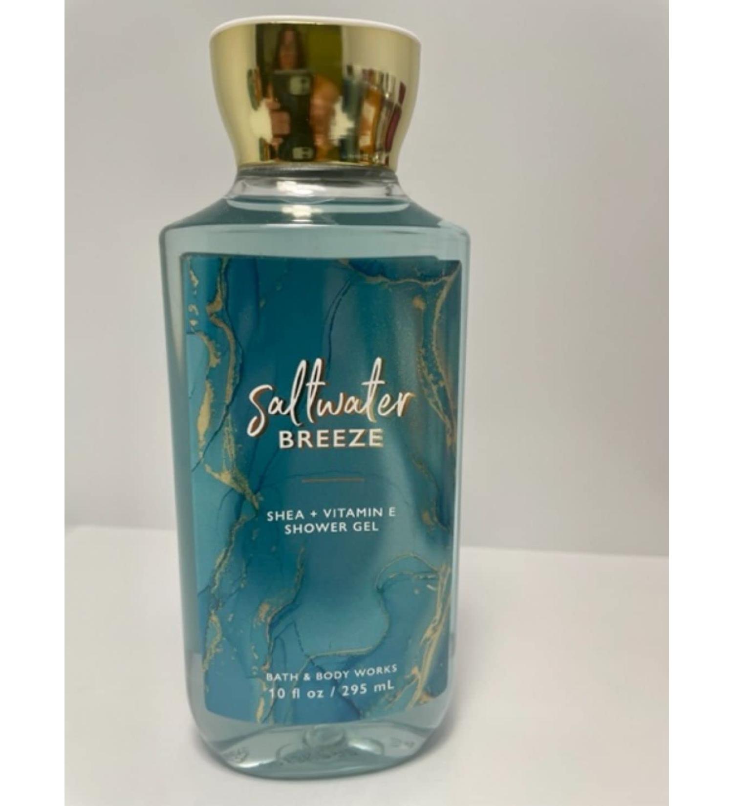 Bath & Body Works Saltwater Breeze Shower Gel 10oz - Refreshing Body Wash - Buy Online on GoSupps.com
