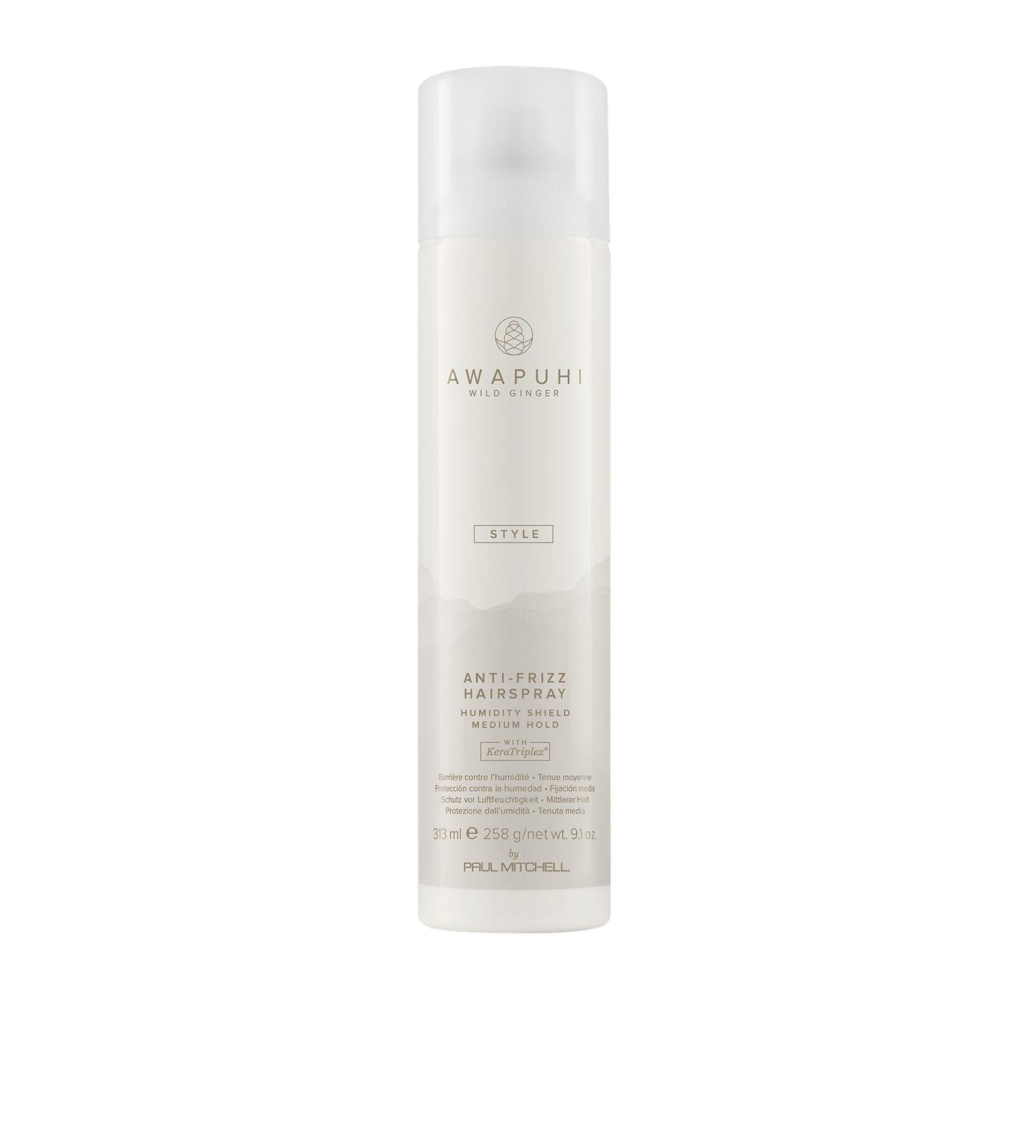 Awapuhi Wild Ginger by Paul Mitchell Anti-Frizz Hairspray Humidity Shield Medium Hold For All Hair Types 9.1 oz. 9.1 Fl Oz (Pack of 1) - Buy Online on GoSupps.com