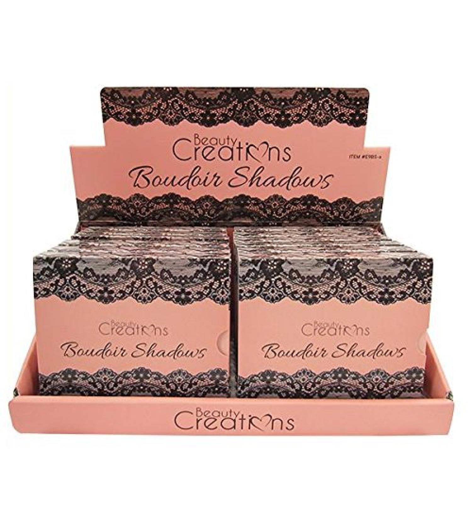 Beauty Creations Boudoir shadows 9 Shades Eyeshadow Palette a display Set 12 Pieces 3.05 Pounds