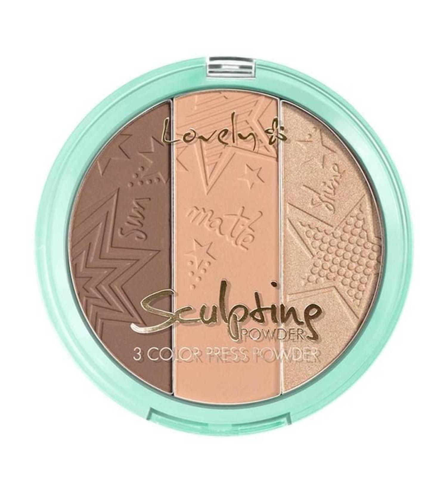 LOVELY. Sculpting Powder Contour Palette - Contouring Palette N3