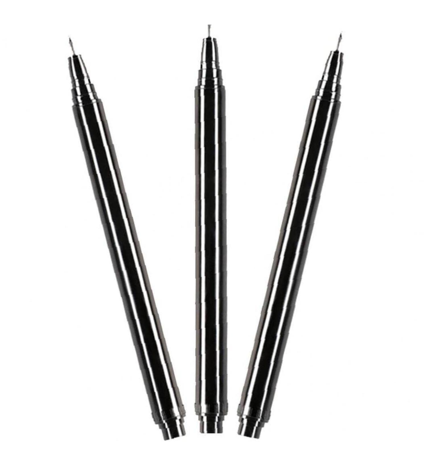 3 Pieces Nail Art Graffiti Pen Set - DIY Manicure Drawing & Painting Liner Brushes | Perfect Nail Art Beauty Tools for Creative Designs - Buy Online on GoSupps.com